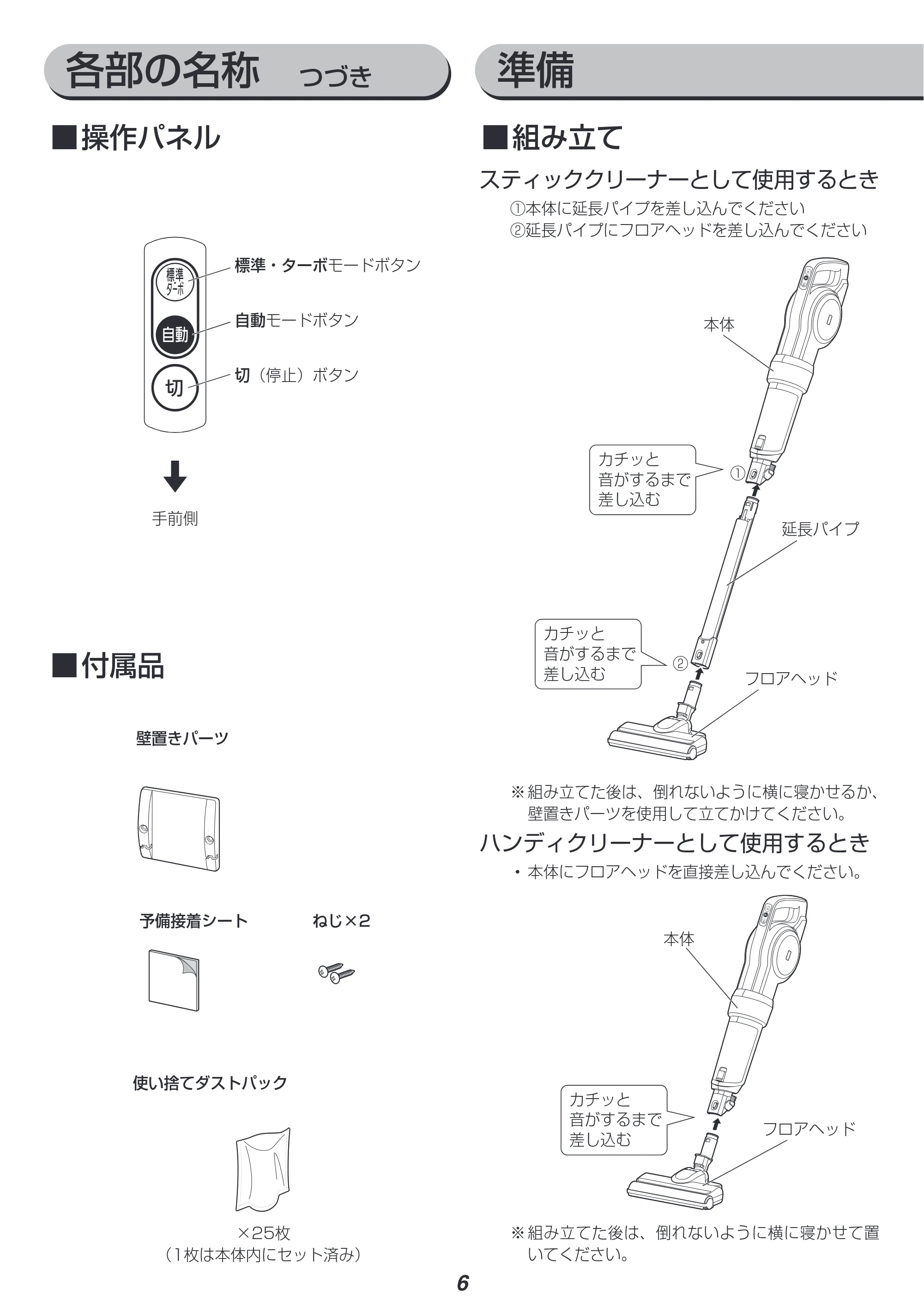 アイリスオーヤマ WLIC-CSP5 取扱説明書 — 原本ページ — 6ページ