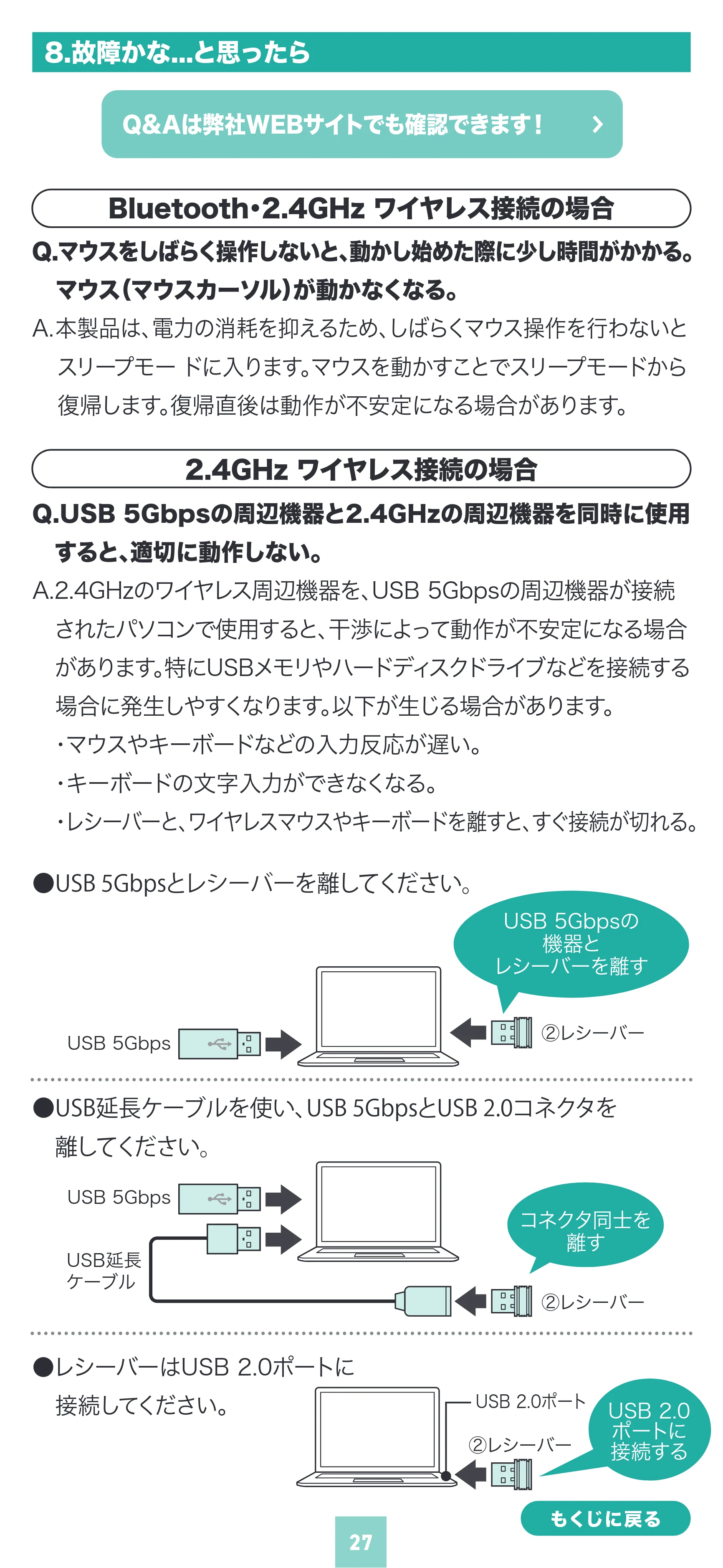サンワサプライ MA-WBIRS635BK 取扱説明書 — 原本ページ — 27ページ