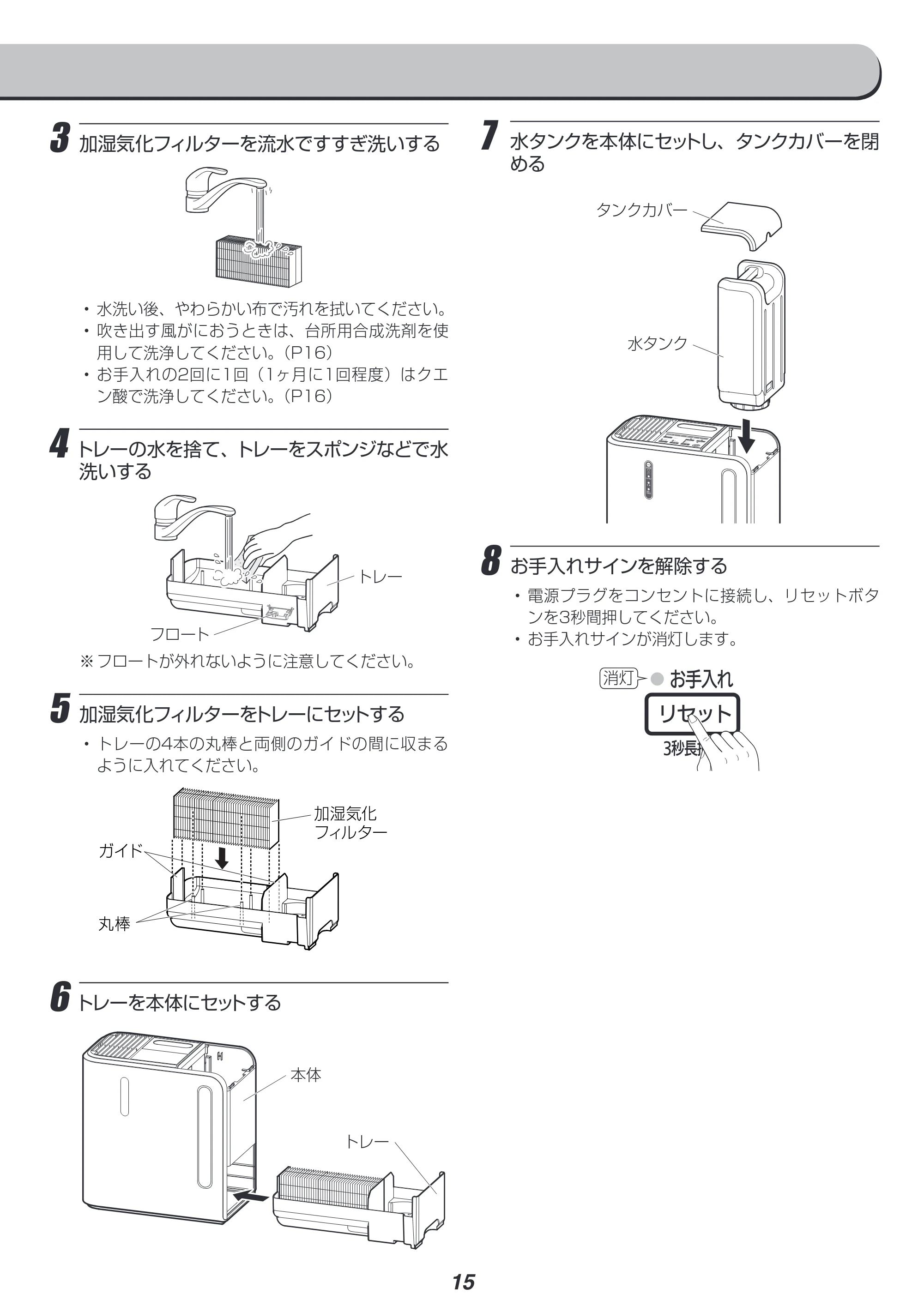 アイリスオーヤマ ARK-700 取扱説明書 — 原本ページ — 15ページ
