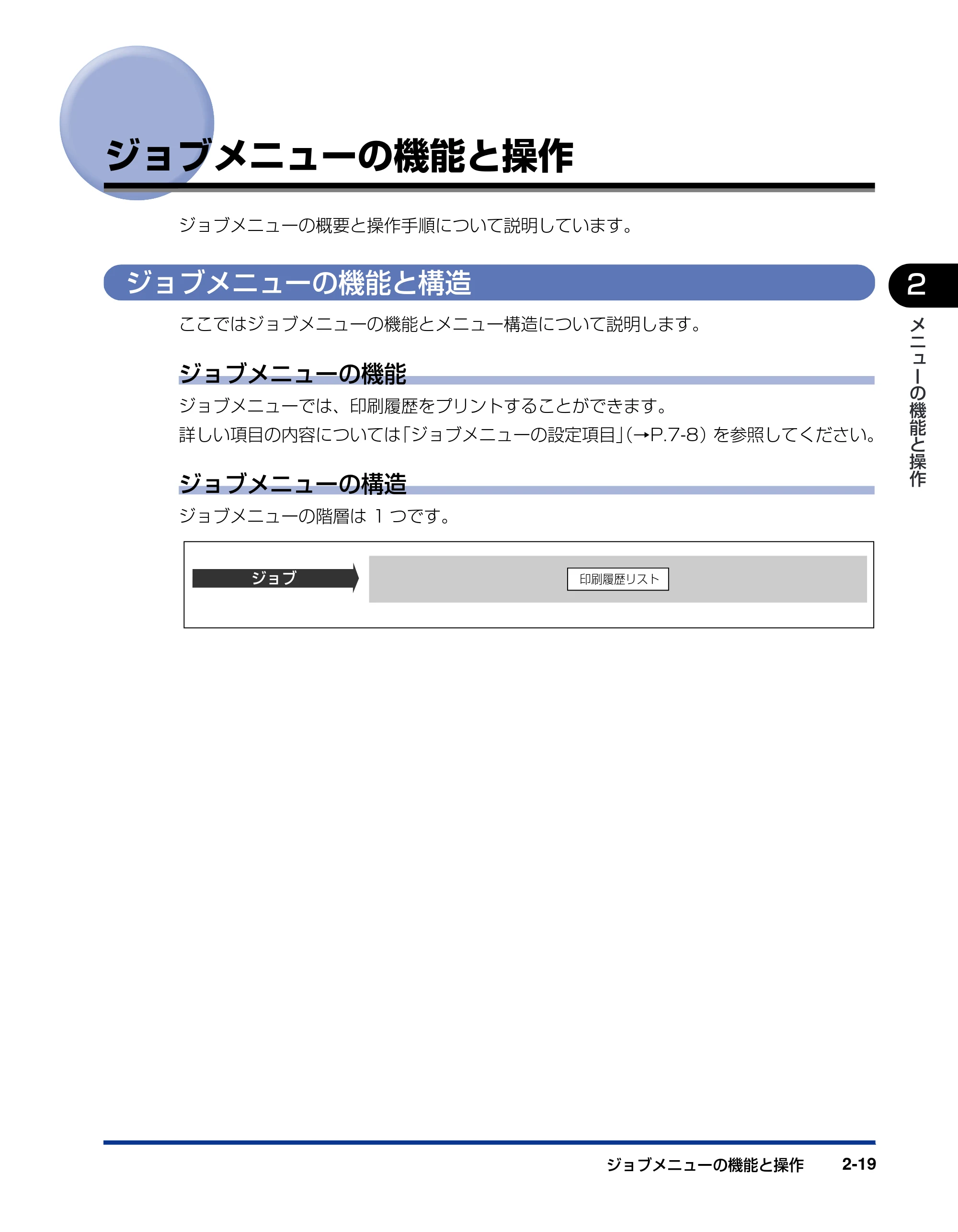 キヤノン LBP3800/3700 LIPS機能ガイド 2006年5月25日更新 （PDF形式／4.76Mバイト） — ジョブメニューの機能と操作 — 原本ページ — 43ページ