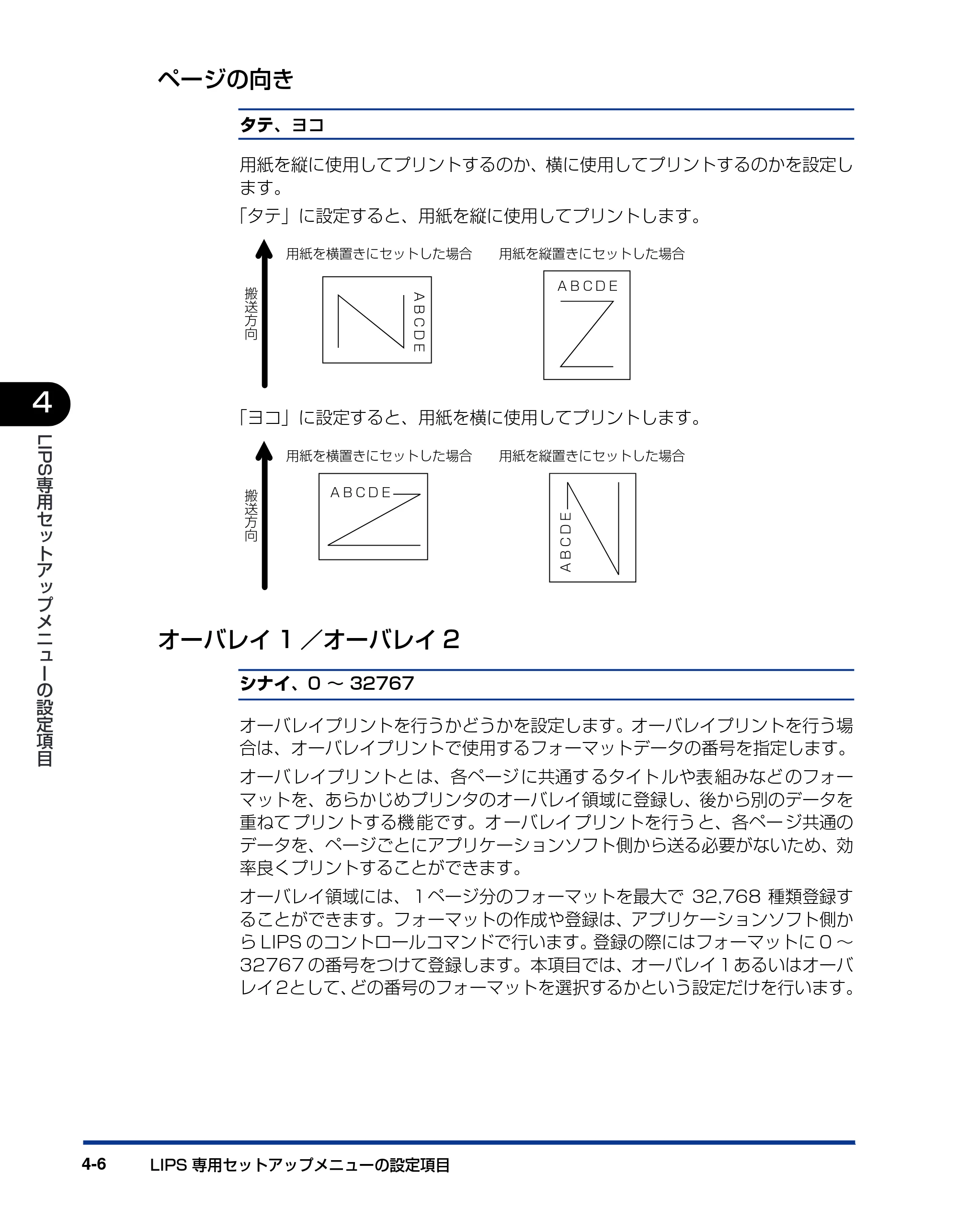 キヤノン LBP3800/3700 LIPS機能ガイド 2006年5月25日更新 （PDF形式／4.76Mバイト） — ページの向き — 原本ページ — 102ページ