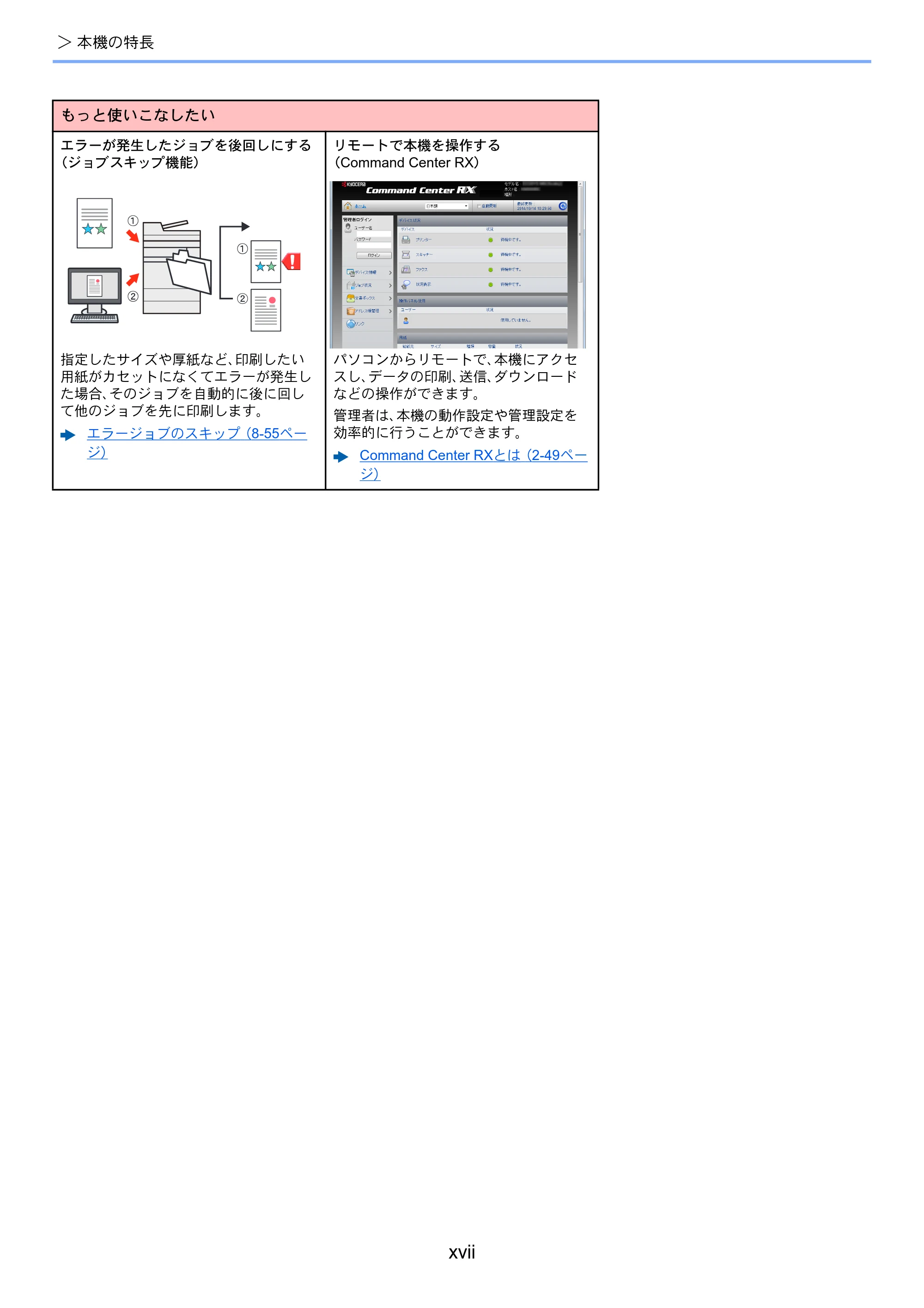京セラ TASKalfa 356ci / TASKalfa 406ci TASKalfa 406ci TASKalfa 356ci 使用説明書 — 原本ページ — 19ページ