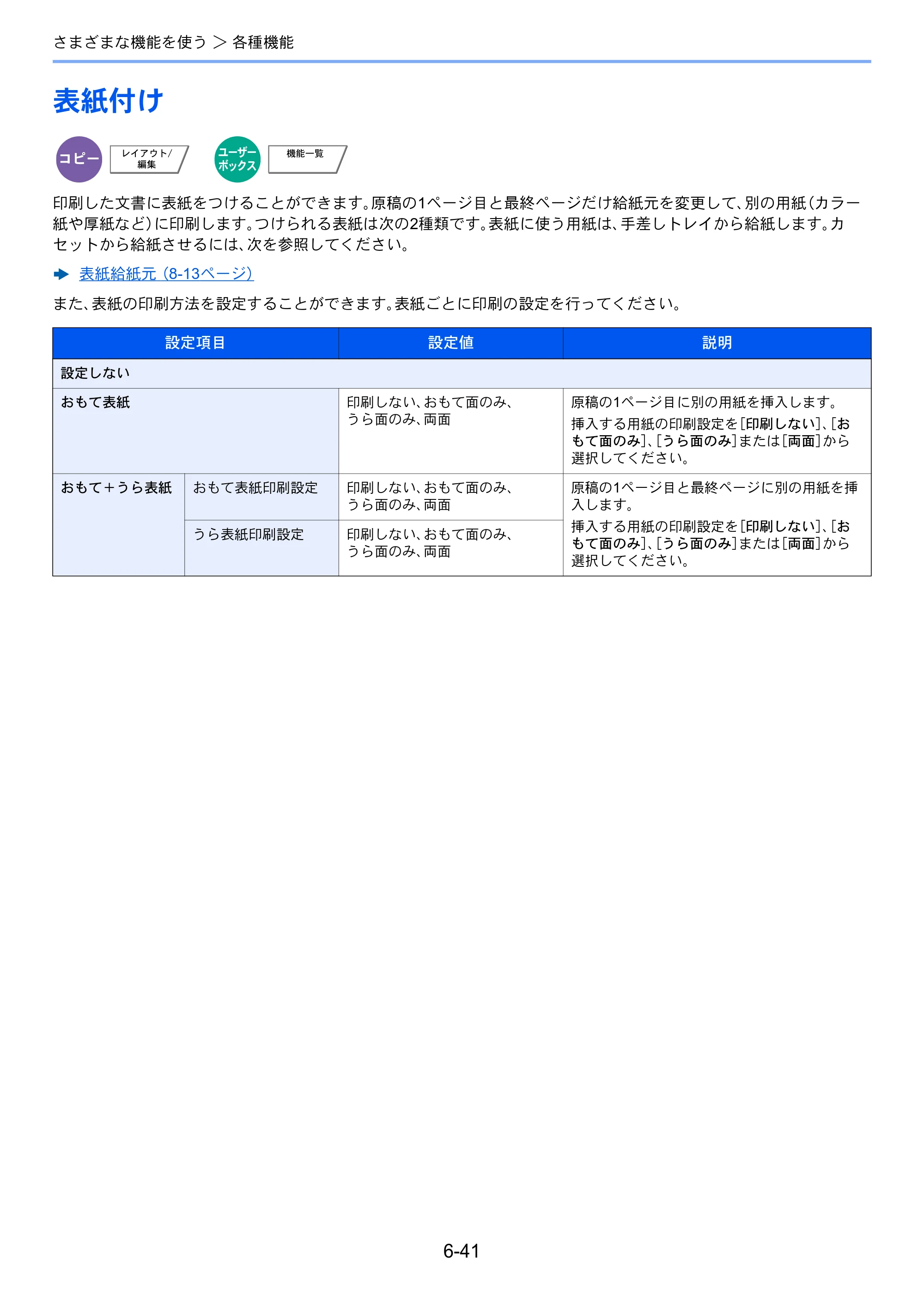 京セラ TASKalfa 356ci / TASKalfa 406ci TASKalfa 406ci TASKalfa 356ci 使用説明書 — 表紙付け — 原本ページ — 297ページ