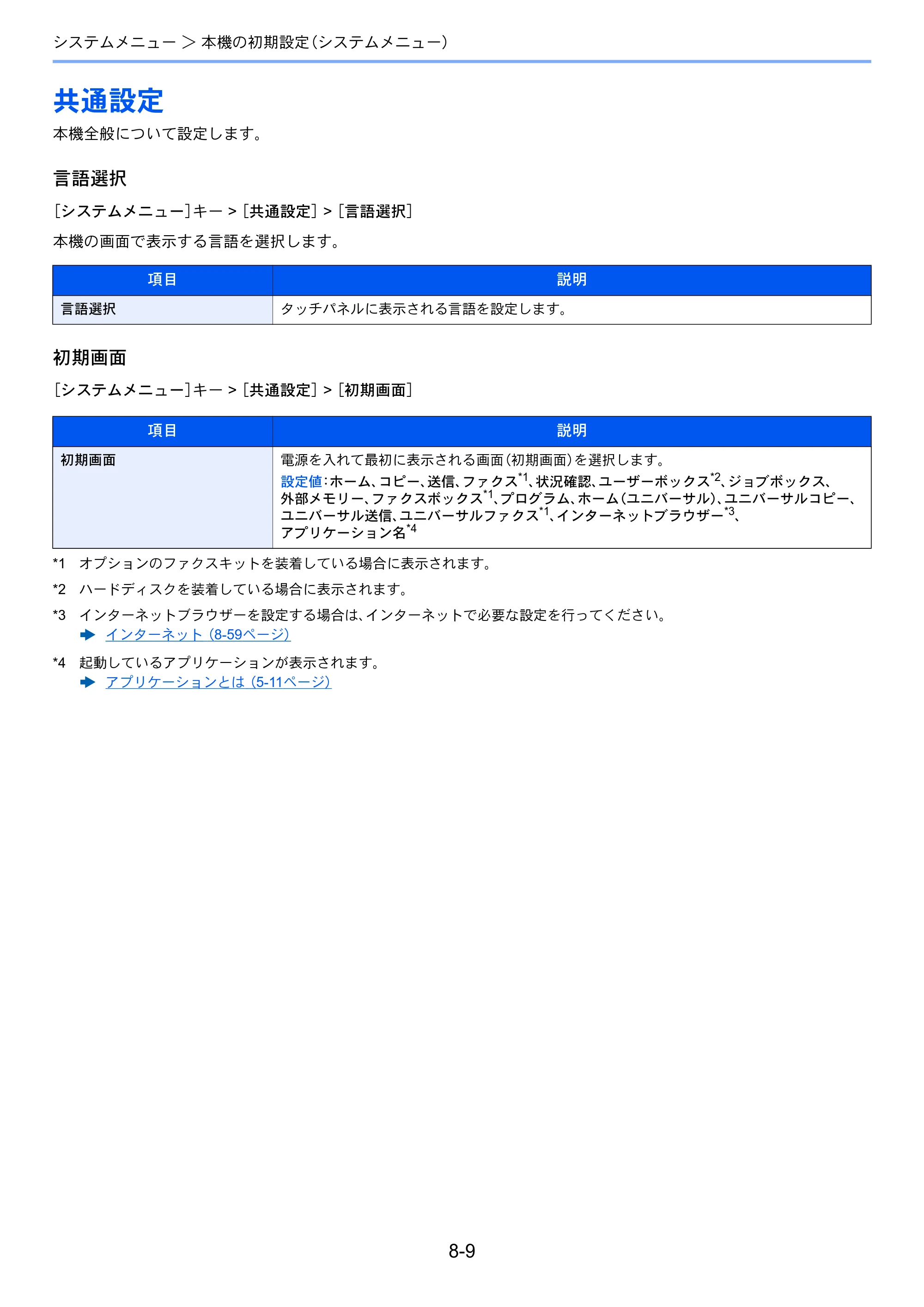 京セラ TASKalfa 356ci / TASKalfa 406ci TASKalfa 406ci TASKalfa 356ci 使用説明書 — 共通設定 — 原本ページ — 348ページ