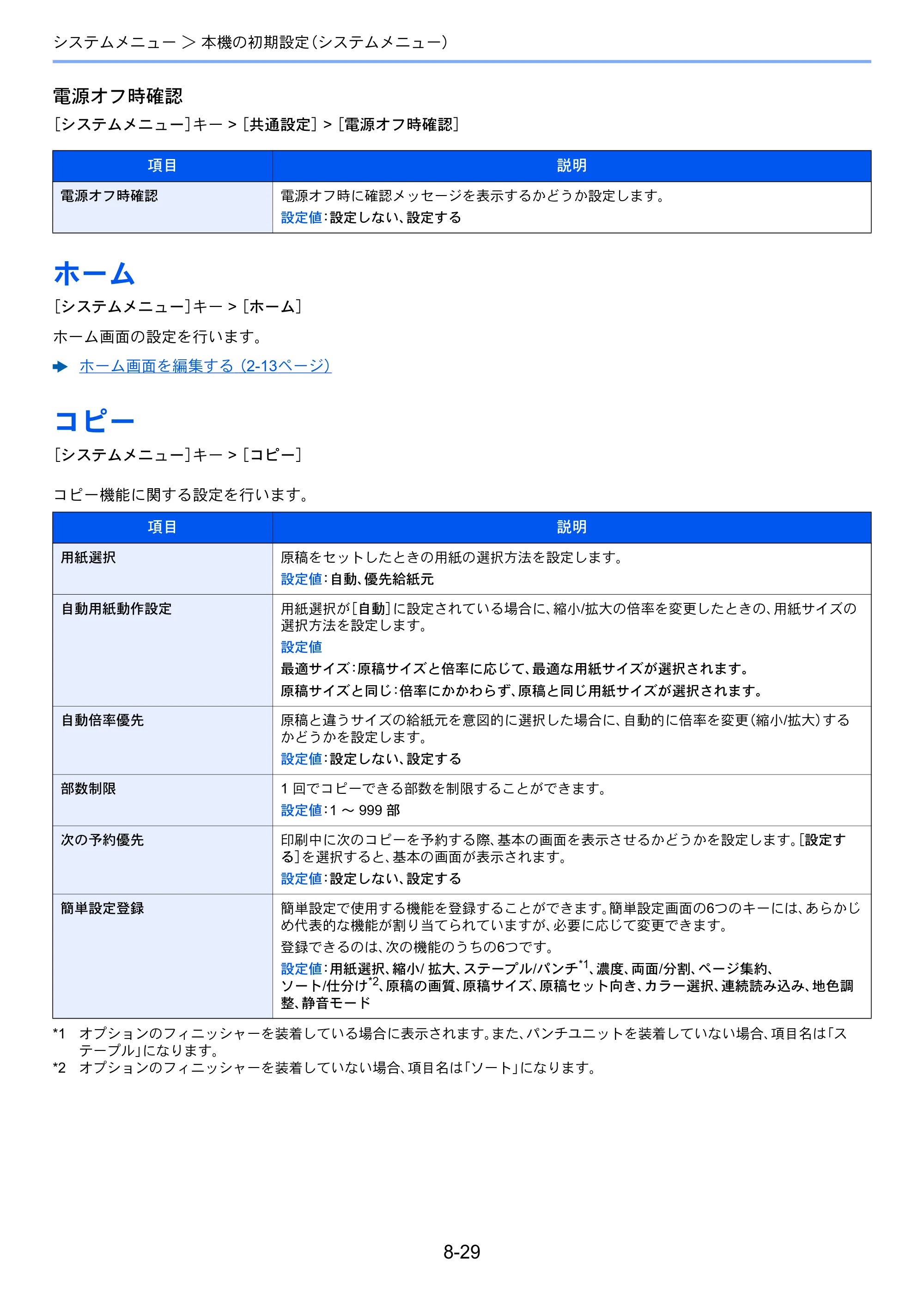 京セラ TASKalfa 356ci / TASKalfa 406ci TASKalfa 406ci TASKalfa 356ci 使用説明書 — ホーム — 原本ページ — 368ページ