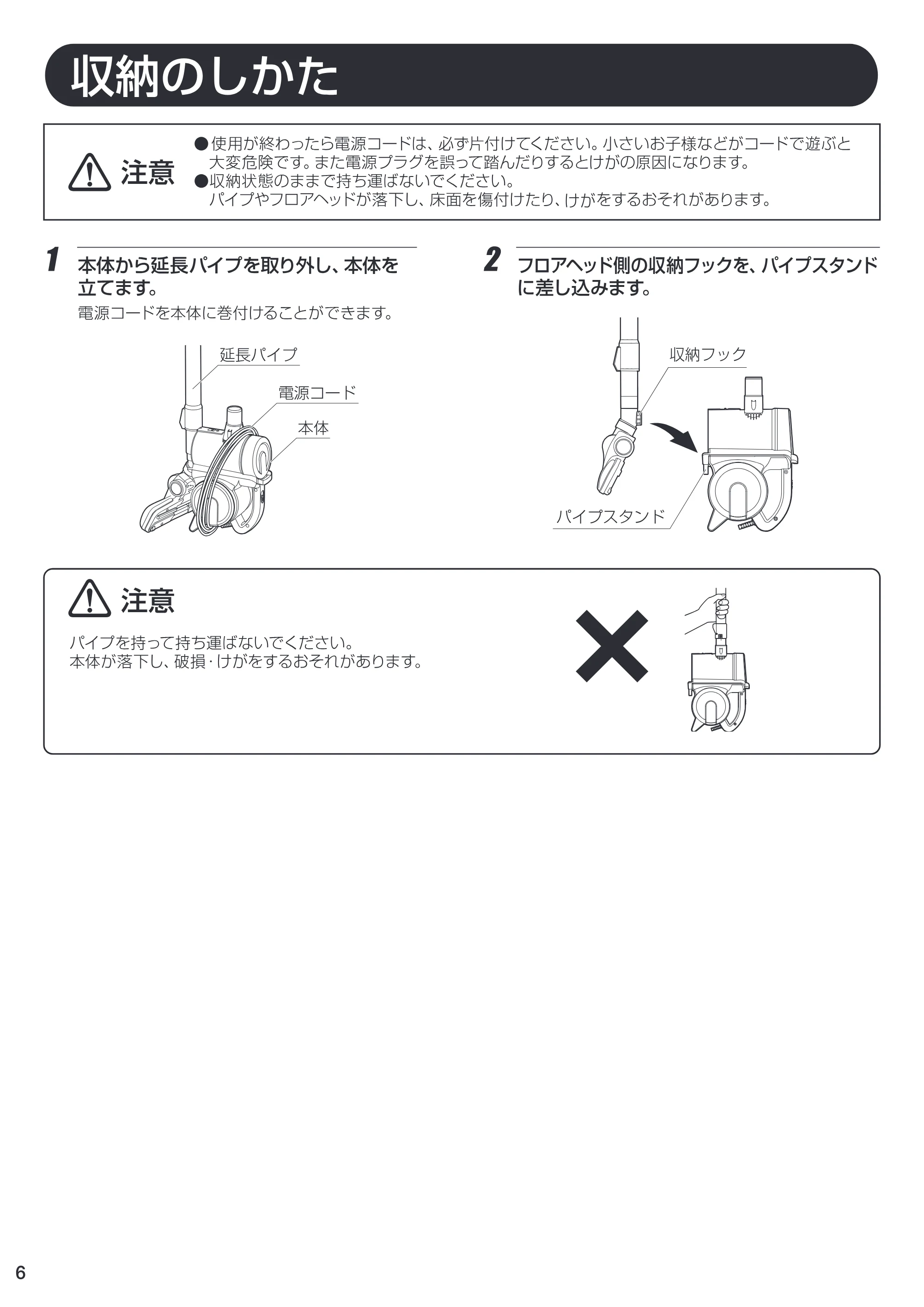 アイリスオーヤマ IC-S55E 取扱説明書 — 原本ページ — 6ページ