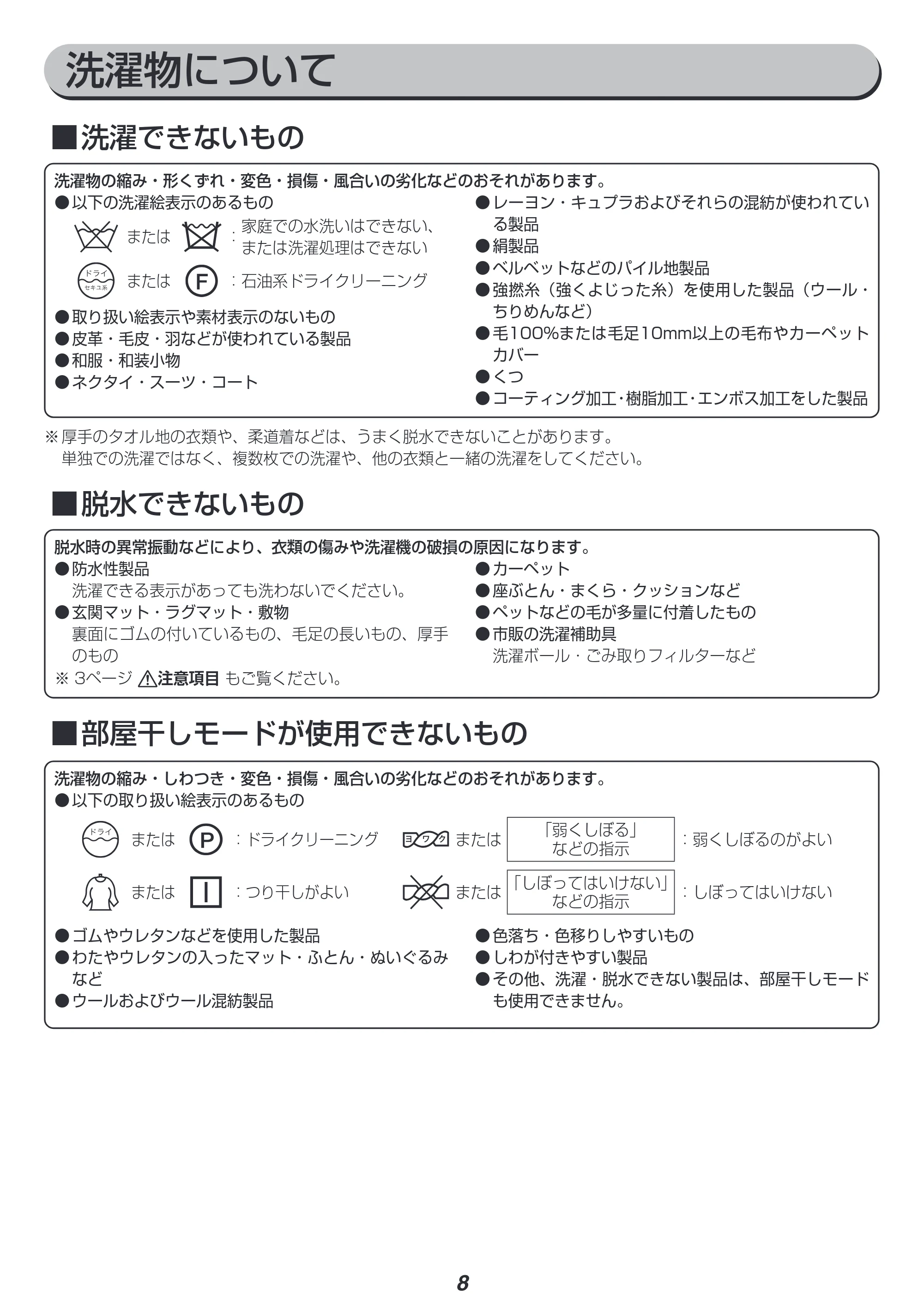 アイリスオーヤマ IAW-T806HA 取扱説明書 — 原本ページ — 8ページ