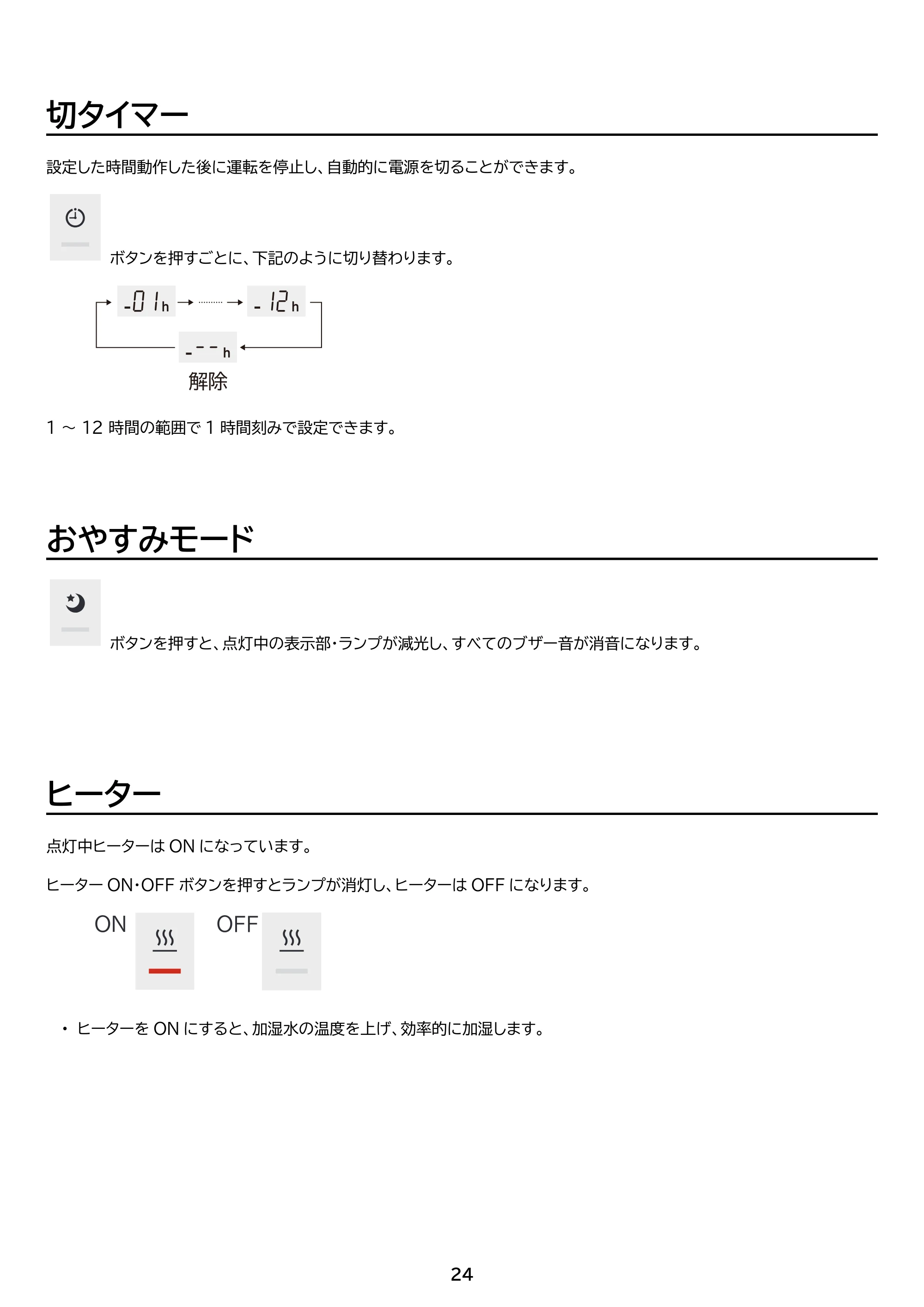 アイリスオーヤマ KHM-HUT551 取扱説明書 — 原本ページ — 24ページ