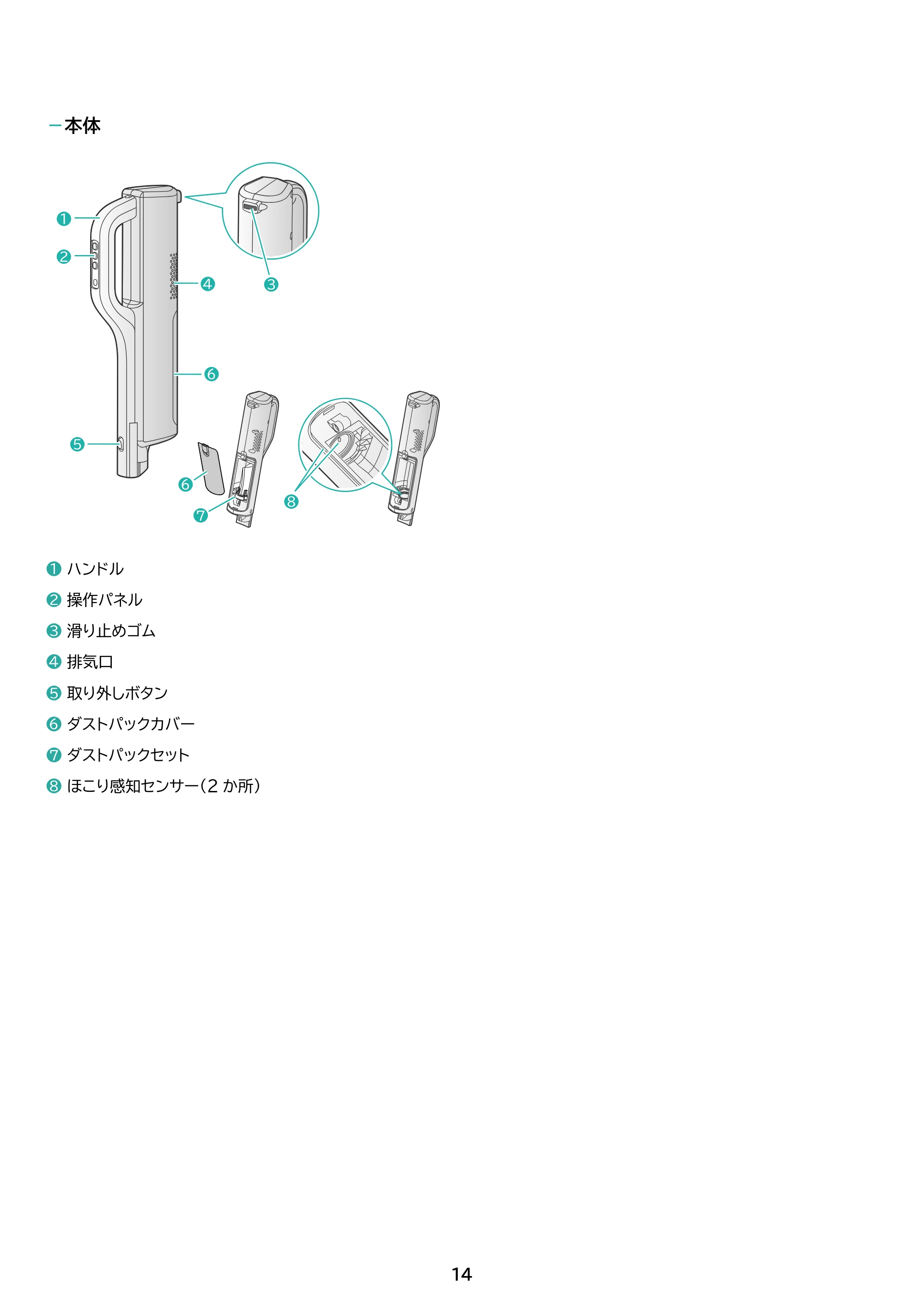 アイリスオーヤマ SBD-201P-HC 取扱説明書 — 原本ページ — 14ページ