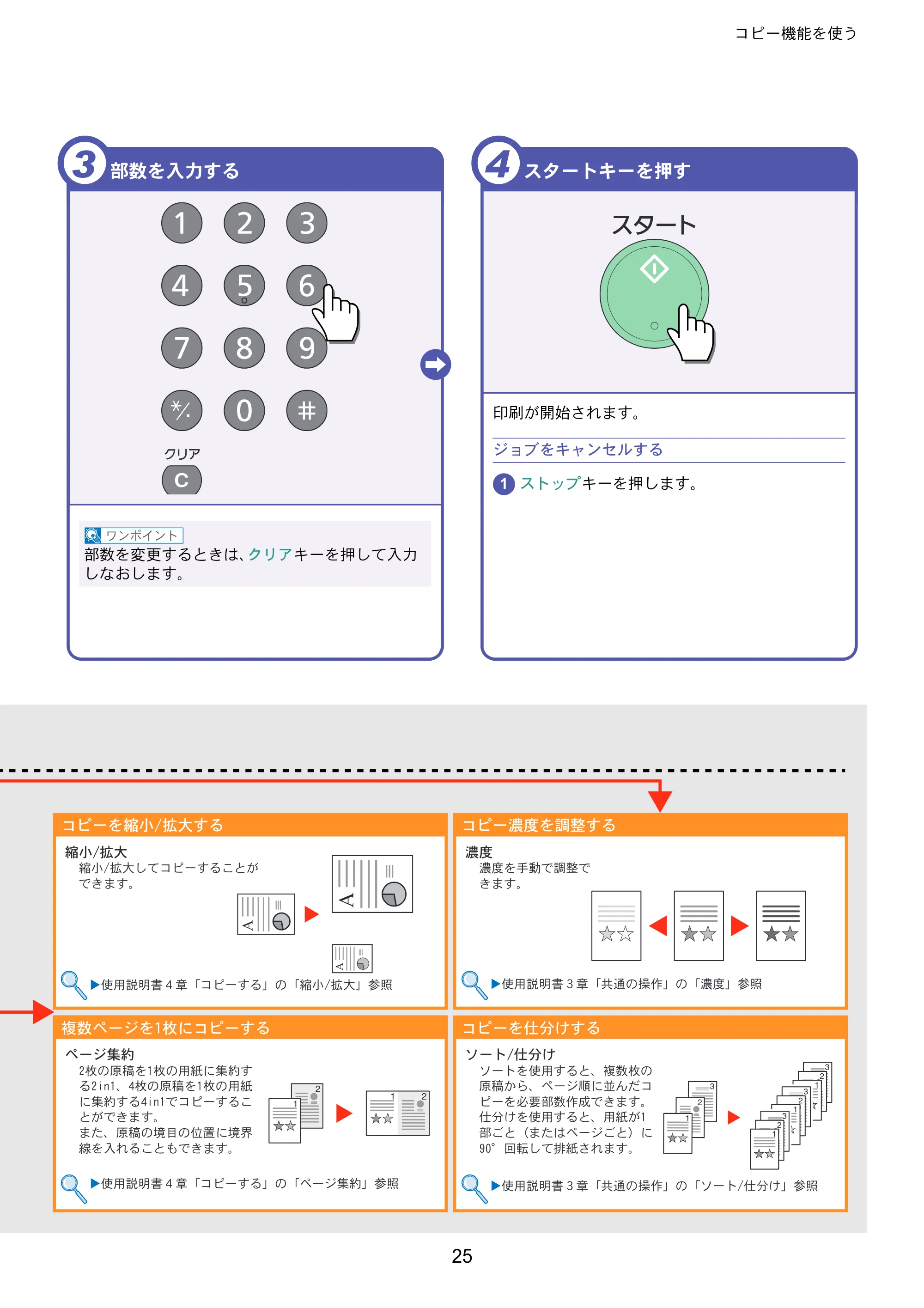 京セラ TASKalfa 256i / TASKalfa 306i "TASKalfa 256i/TASKalfa 306i クイックガイド — 原本ページ — 25ページ