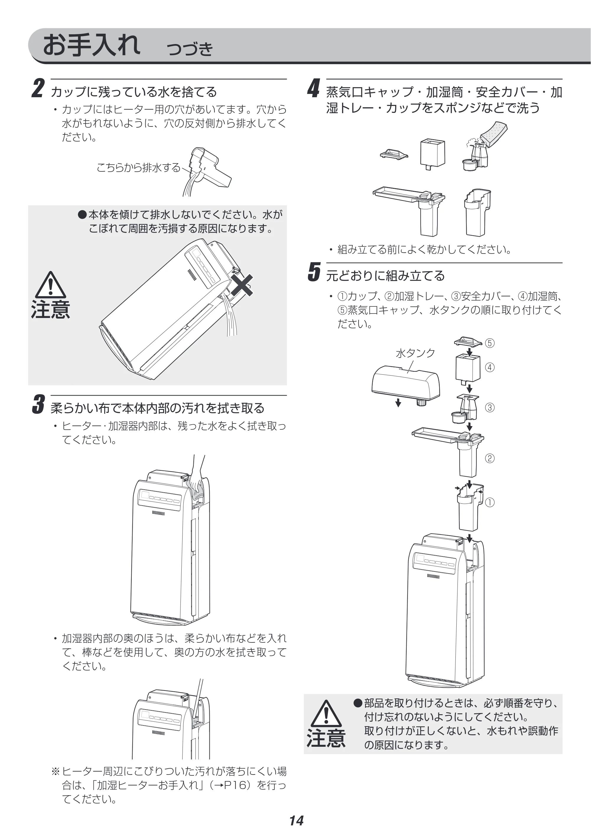 アイリスオーヤマ RHF-401 取扱説明書 — 原本ページ — 14ページ