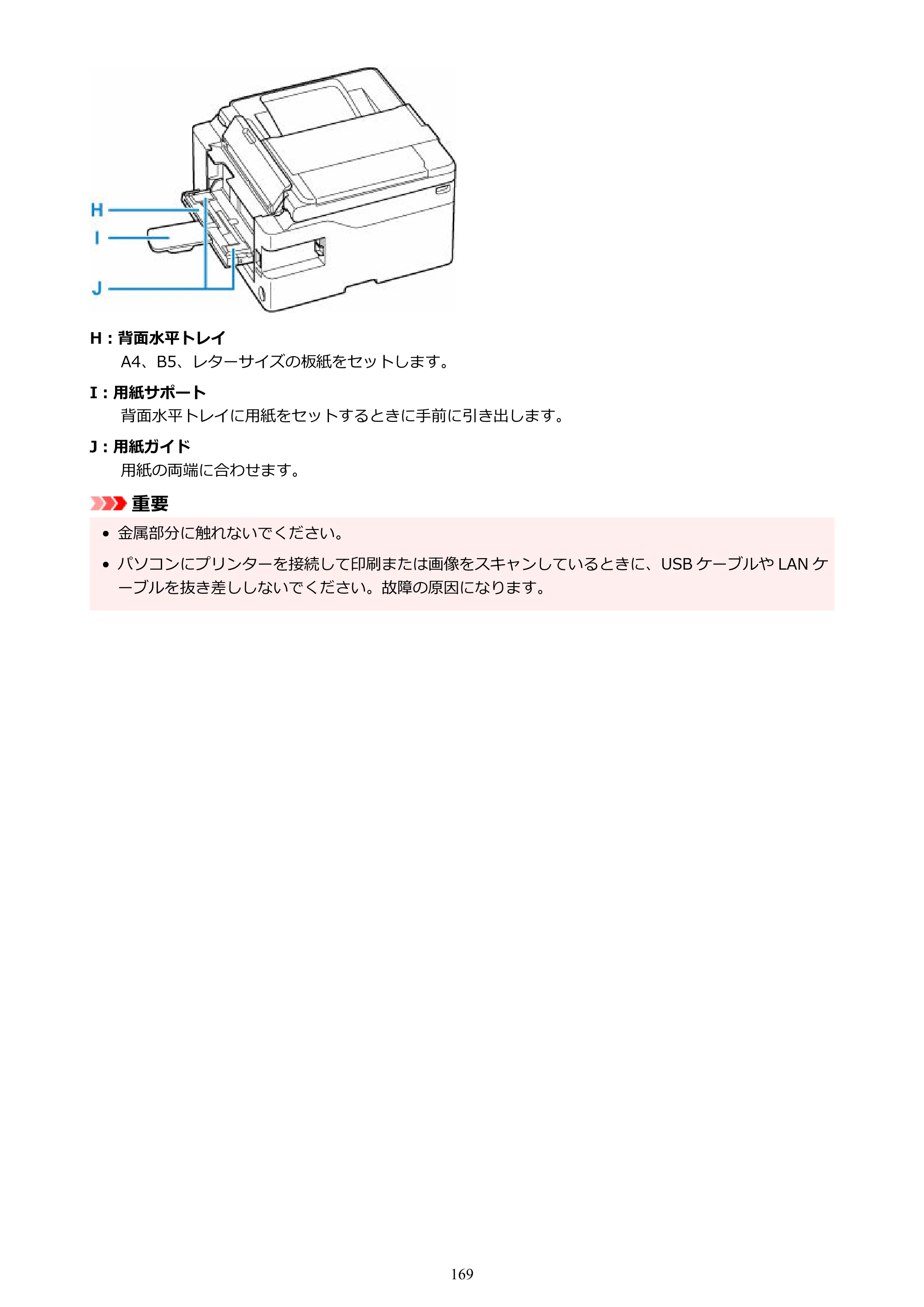 キヤノン GX4030 GX4030 (PDF) オンラインマニュアル 取扱説明書 2026年3月19日掲載（PDF：8.2MB） — 原本ページ — 169ページ
