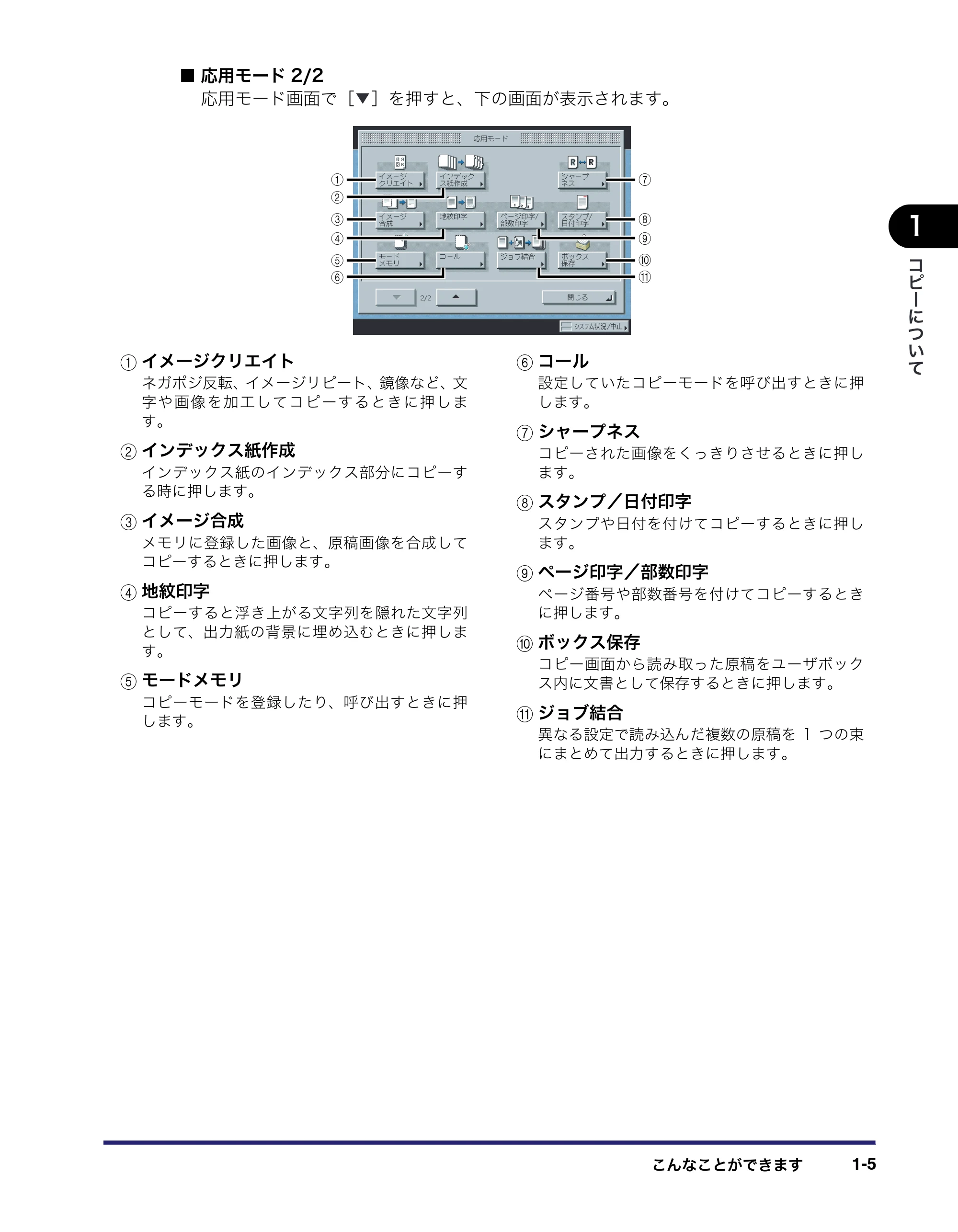キヤノン iR5075N/5065/5065N/5055/5055N コピー／ボックスガイド （PDF形式／15.56Mバイト） — 原本ページ — 21ページ