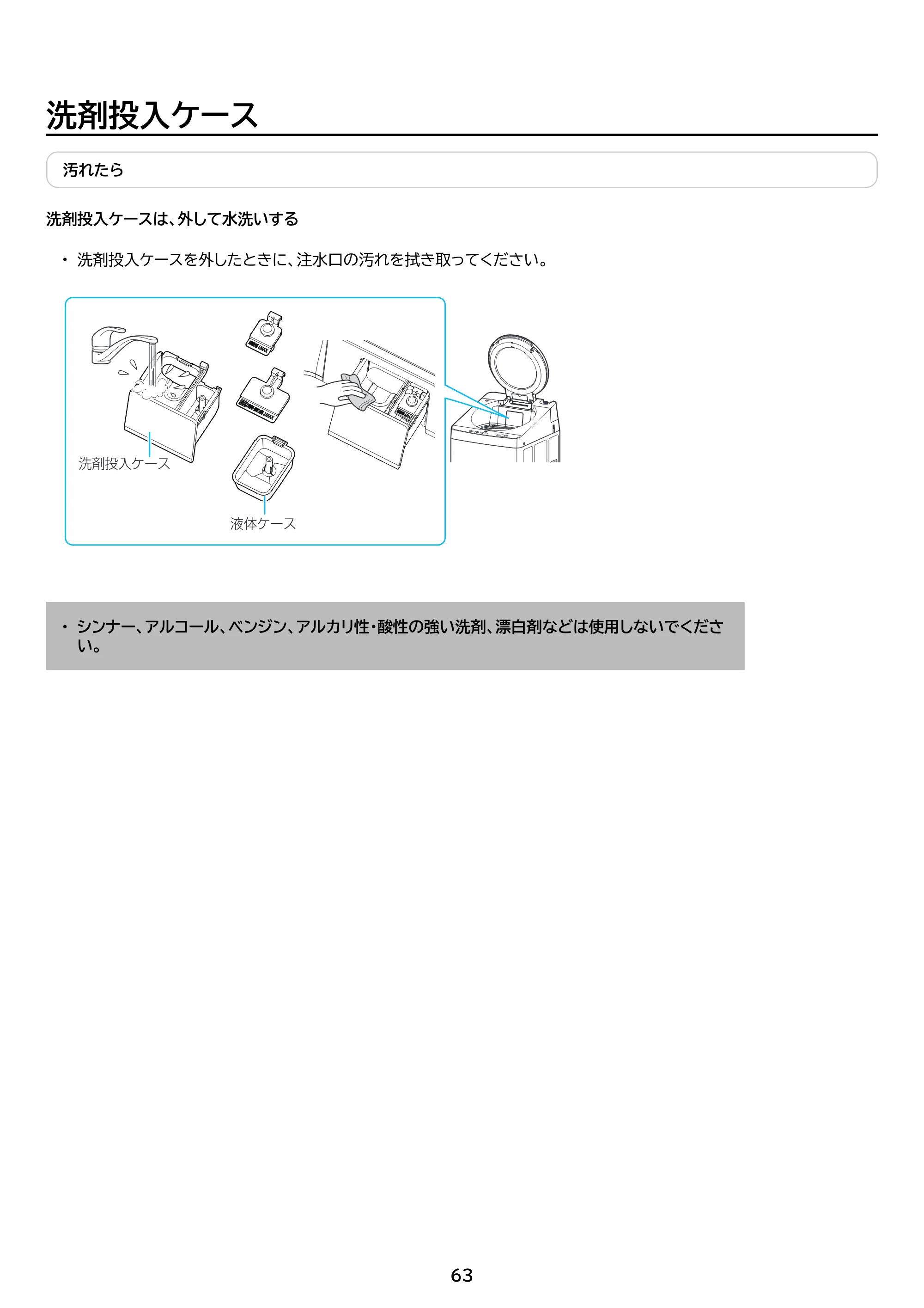 アイリスオーヤマ ITW-H1003H 取扱説明書 — 原本ページ — 63ページ