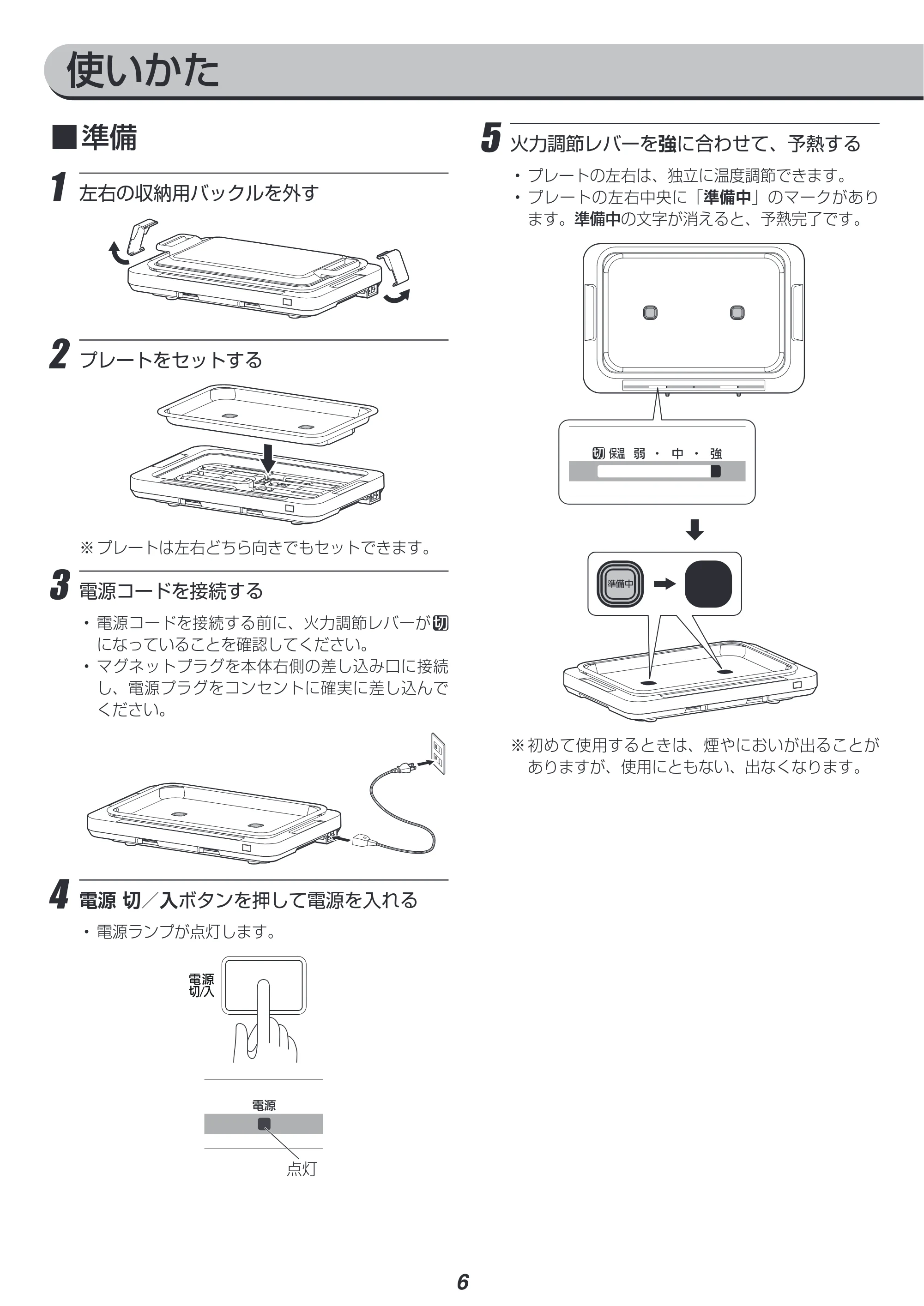 アイリスオーヤマ WHPK-011 取扱説明書 — 原本ページ — 6ページ
