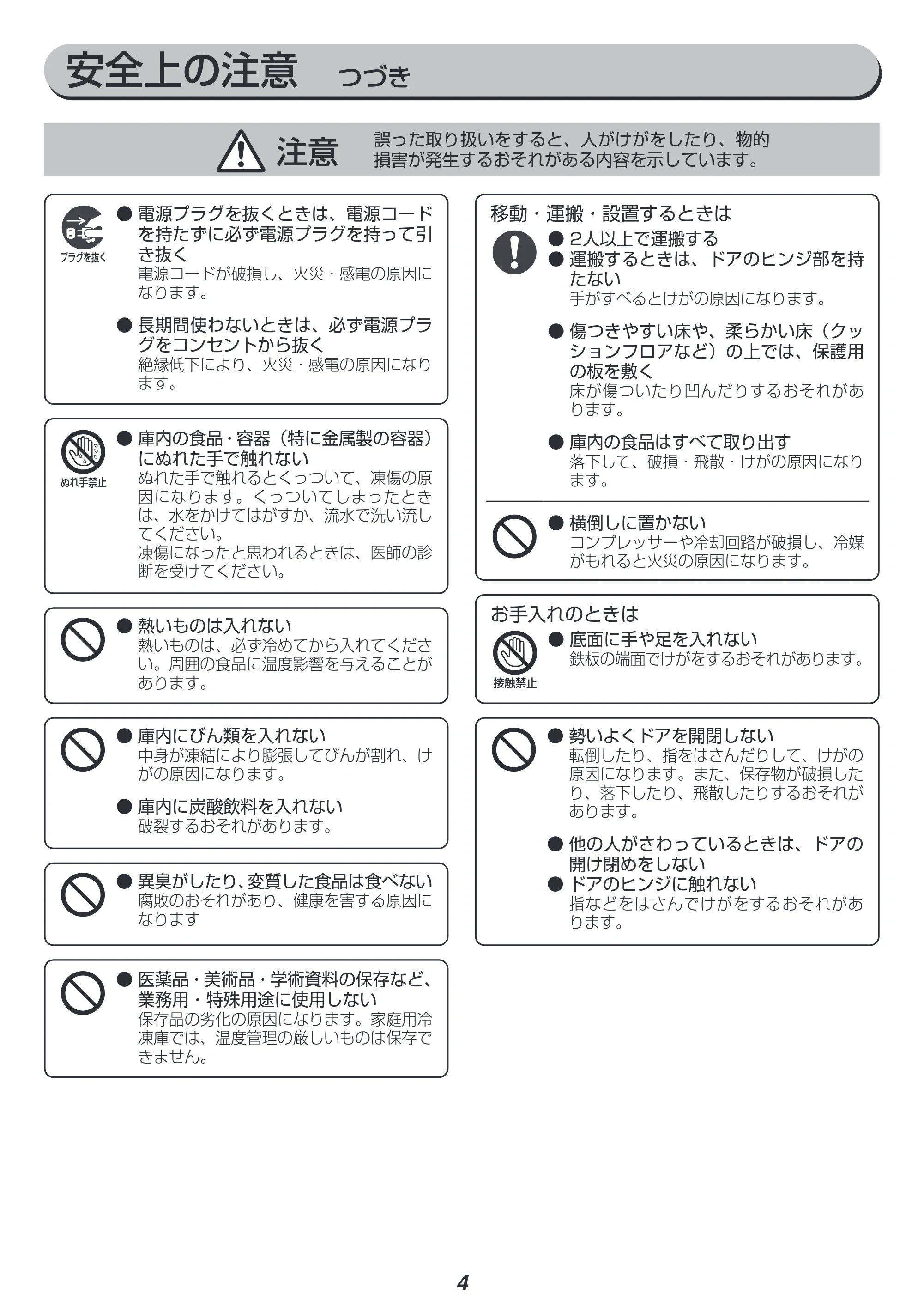 アイリスオーヤマ ICSD-29A 取扱説明書 — 原本ページ — 4ページ