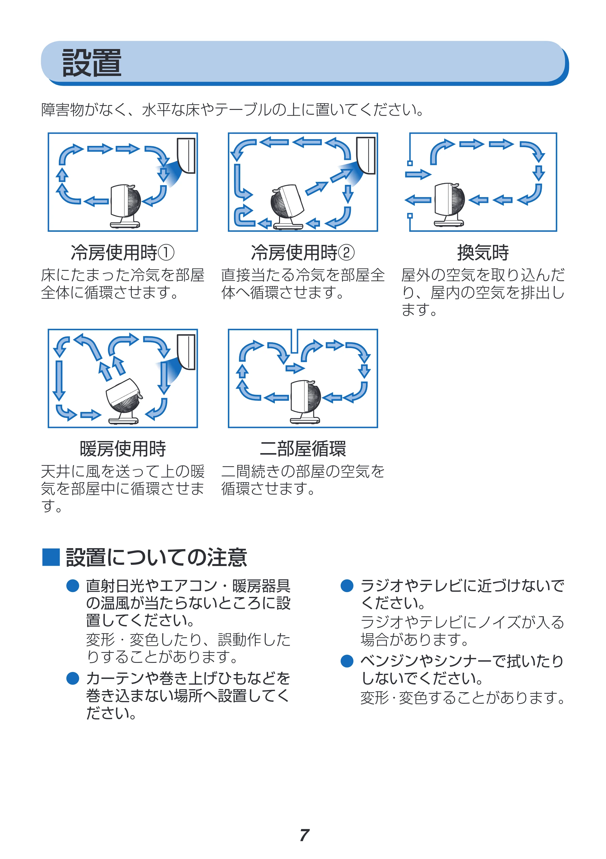 アイリスオーヤマ CFA-185 取扱説明書 — 原本ページ — 7ページ