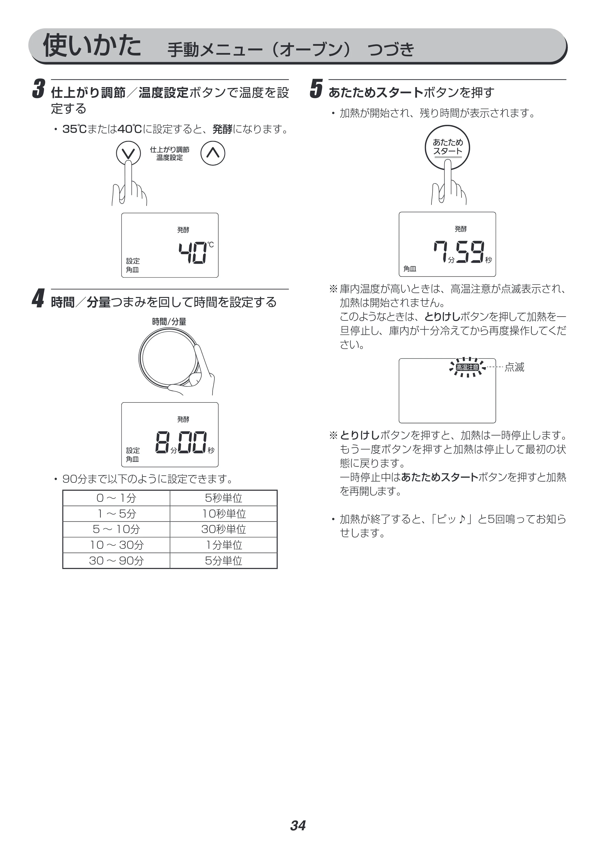 アイリスオーヤマ MO-FS2403 取扱説明書 — 原本ページ — 34ページ