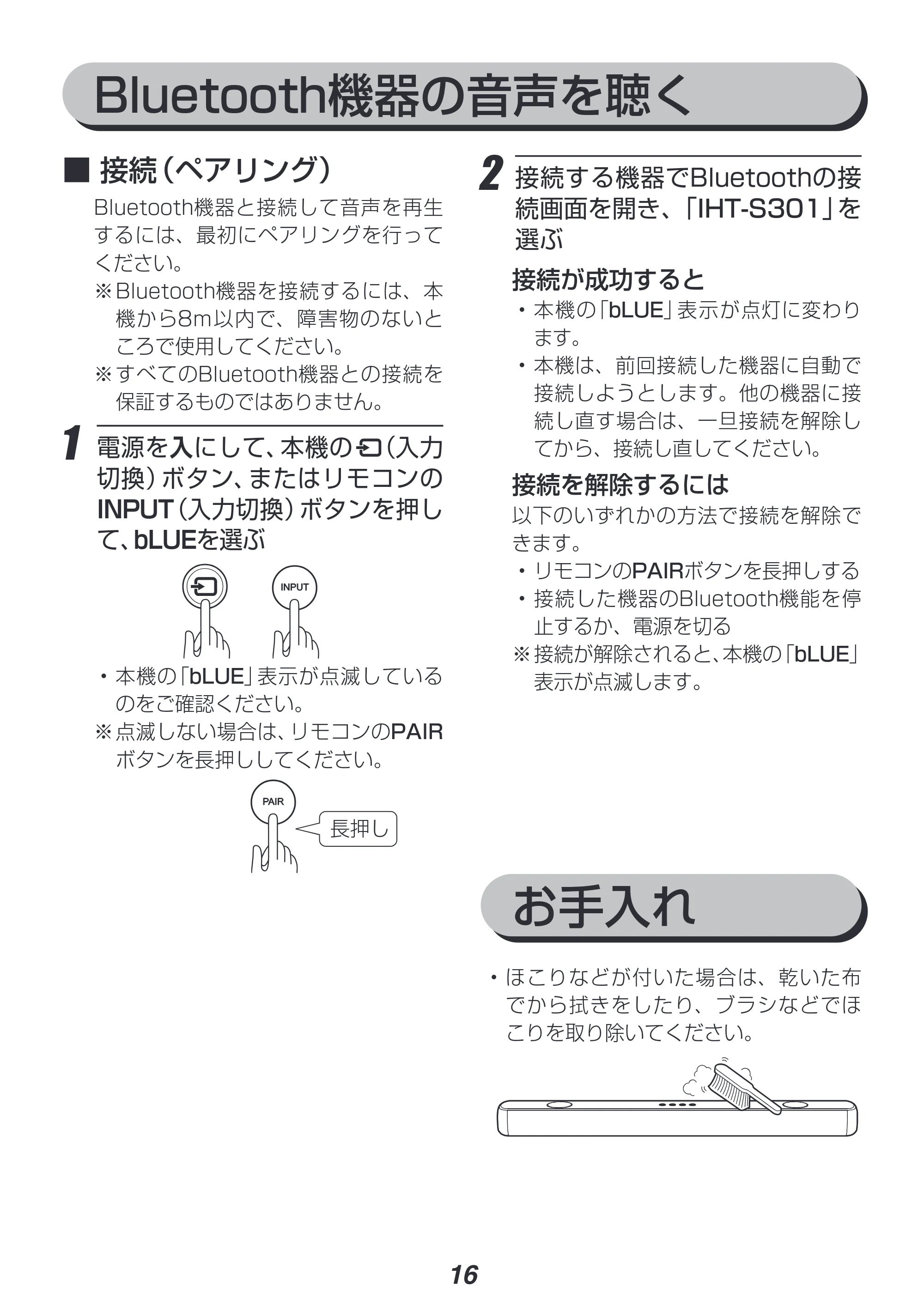 アイリスオーヤマ IHT-S301 取扱説明書 — 原本ページ — 16ページ