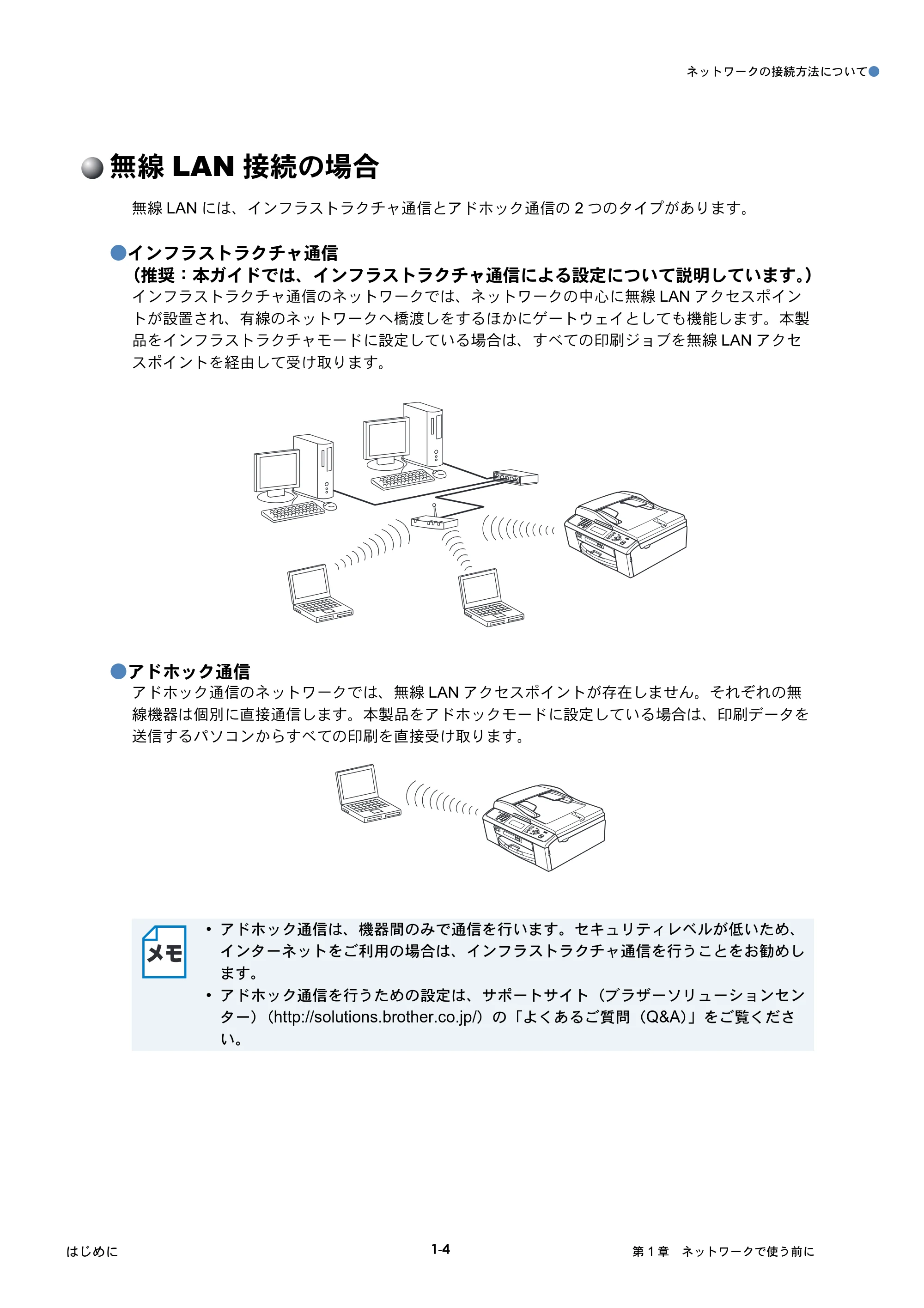 ブラザー DCP-J515N / DCP-J715N / MFC-J615N ユーザーズガイド ～ネットワーク設定編～ — 無線LAN接続の場合 — 原本ページ — 15ページ