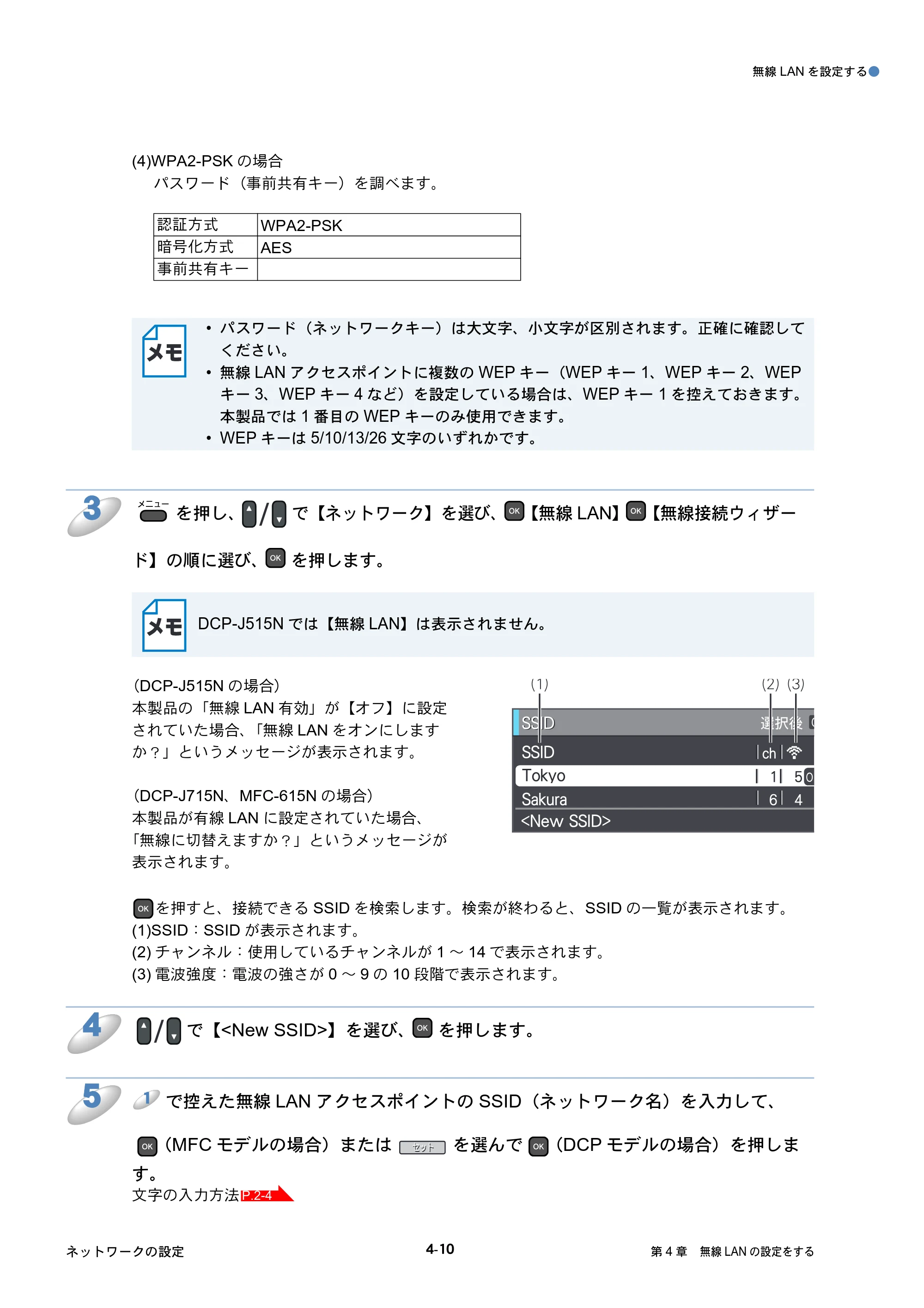 ブラザー DCP-J515N / DCP-J715N / MFC-J615N ユーザーズガイド ～ネットワーク設定編～ — 原本ページ — 51ページ