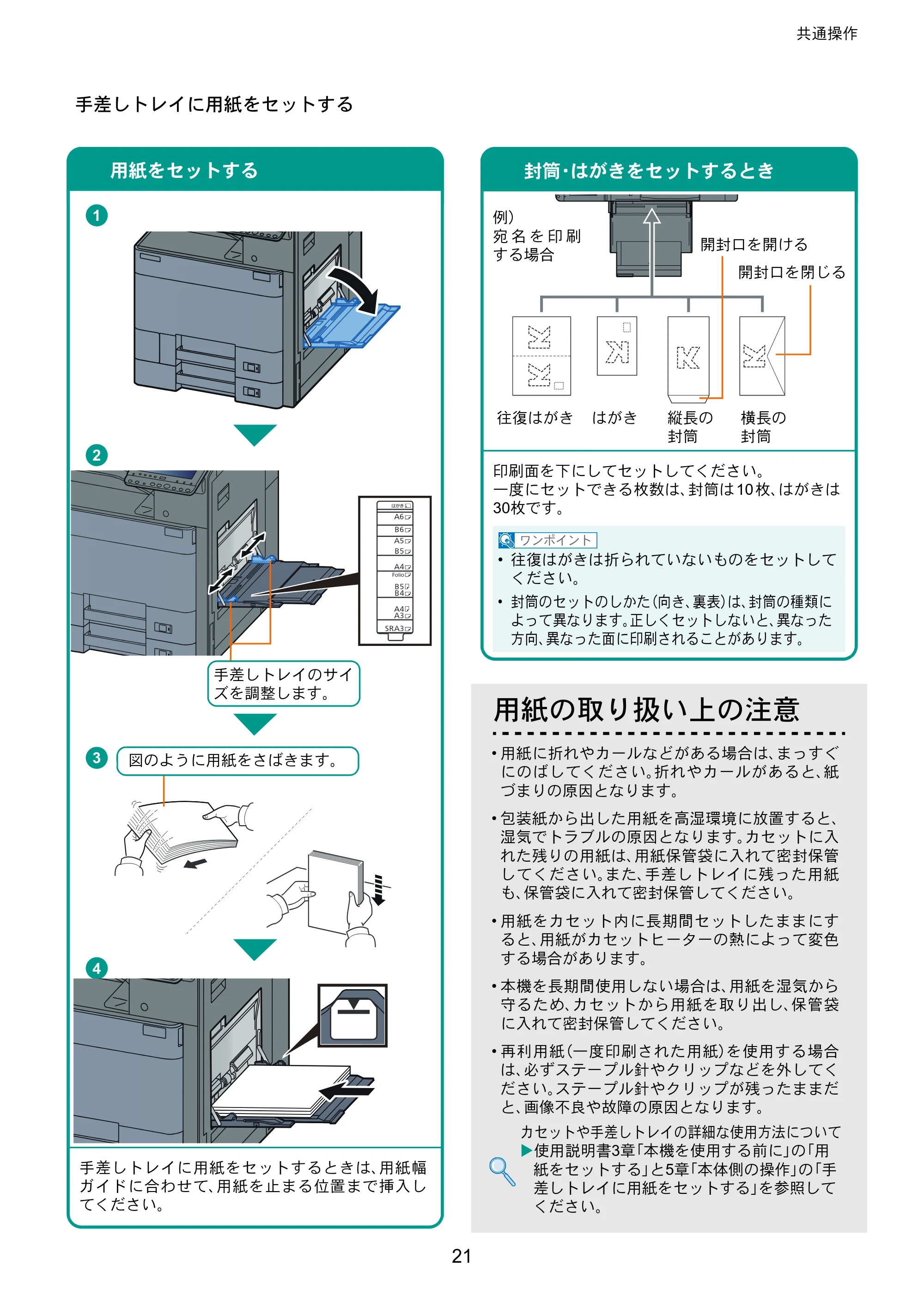 京セラ TASKalfa 4002i / TASKalfa 5002i / TASKalfa 6002i TASKalfa 6002i/5002i/4002i クイックガイド — 原本ページ — 21ページ