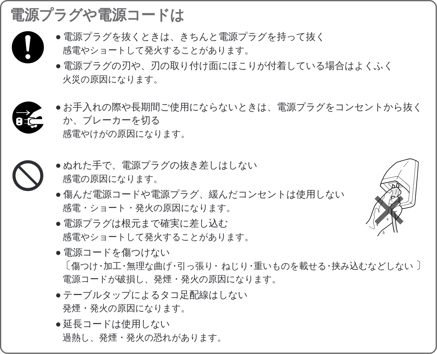 日立 WM-PH125V / WM-PH200V / WM-PH400V 取扱説明書 — 安全上のご注意 — 図版 5-1 — 5ページ