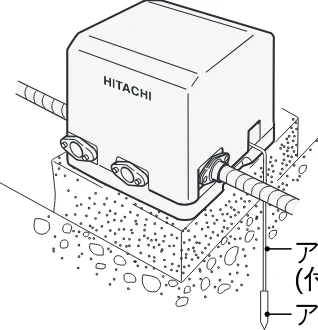 日立 WM-PH125V / WM-PH200V / WM-PH400V 取扱説明書 — 配線工事について — 図版 12-3 — 12ページ