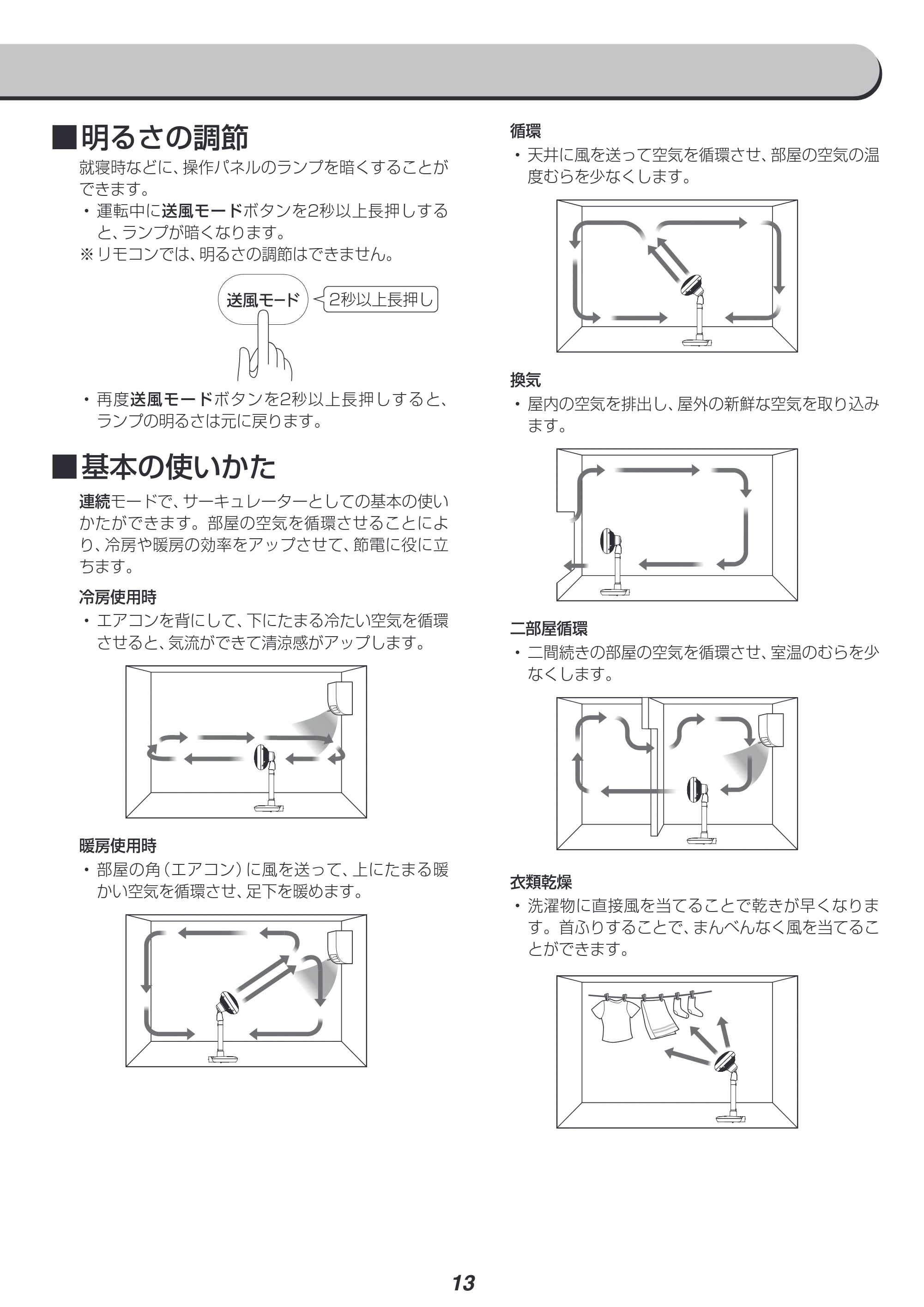 アイリスオーヤマ KSF-DC151TC 取扱説明書 — 原本ページ — 13ページ