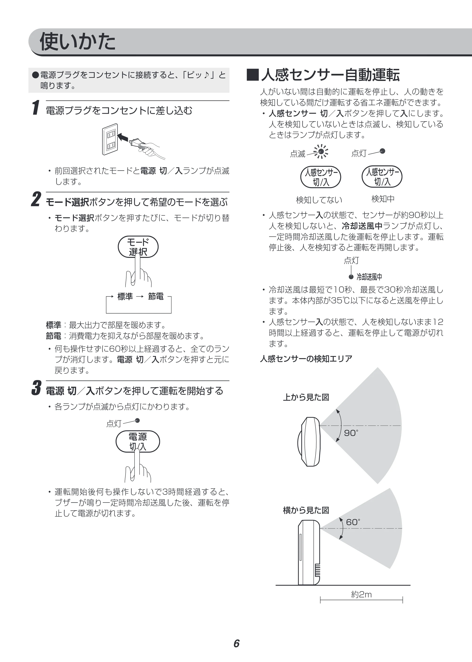 アイリスオーヤマ PDH-2100TD1 取扱説明書 — 原本ページ — 6ページ
