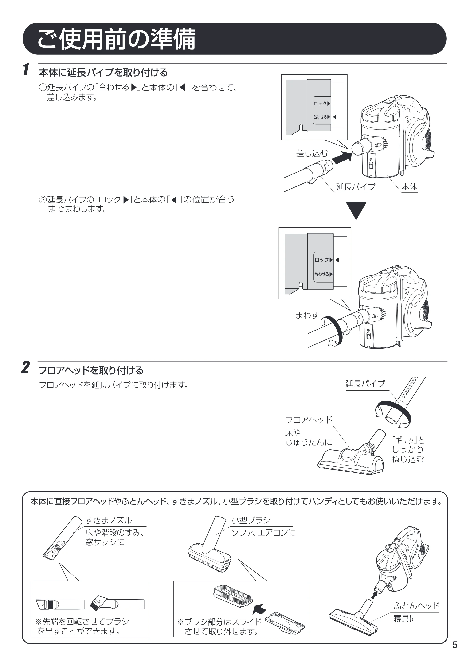 アイリスオーヤマ IC-S55KF 取扱説明書 — 原本ページ — 5ページ