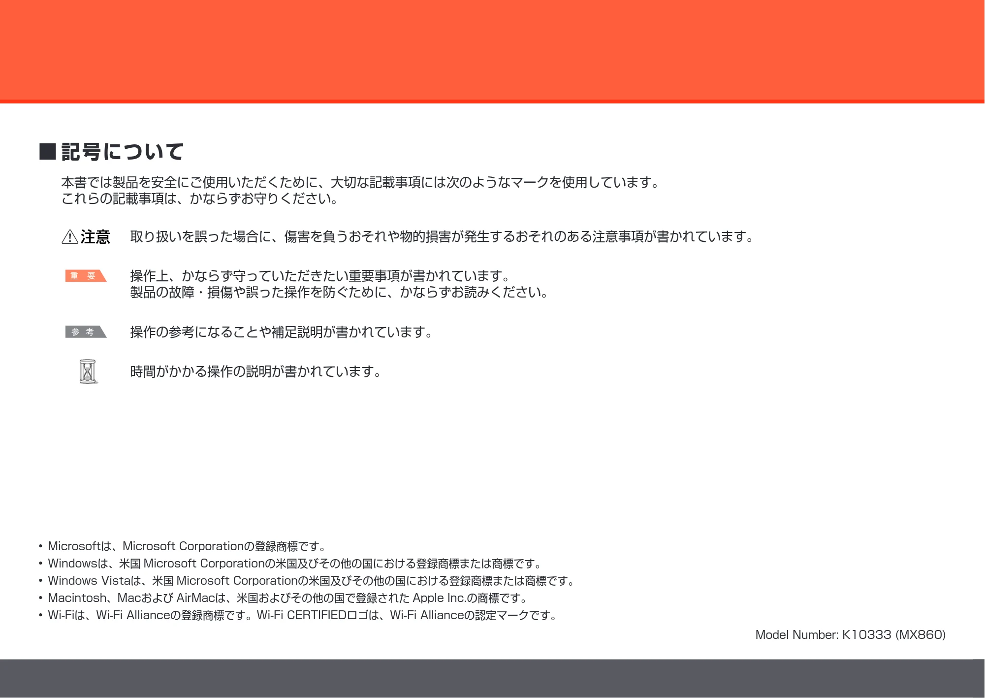 キヤノン PIXUS MX860 かんたんスタートガイド (PDF形式/10.86Mバイト) — 原本ページ — 2ページ