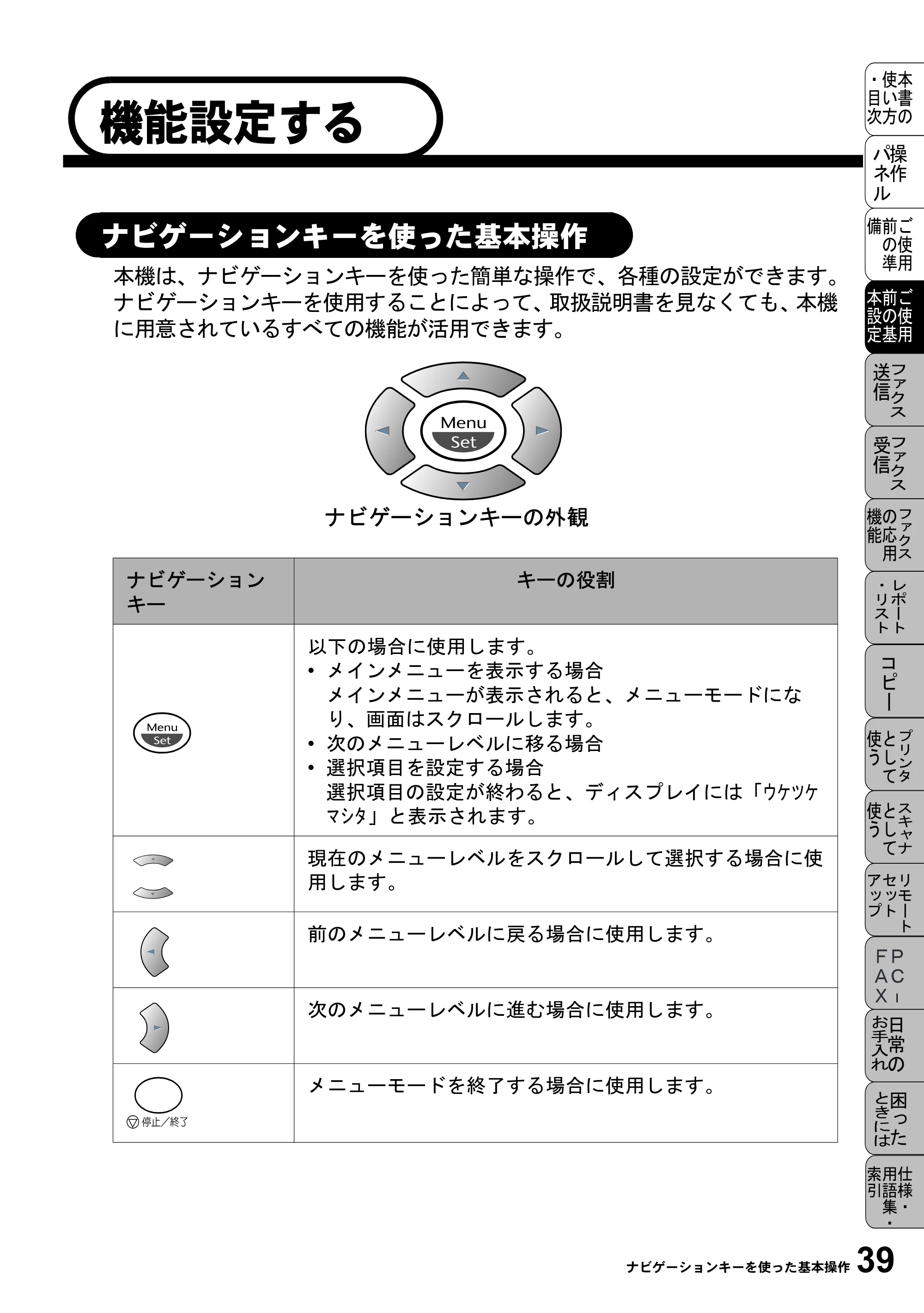 ブラザー MFC-6800J 取扱説明書（本体） — 機能設定する — 原本ページ — 53ページ