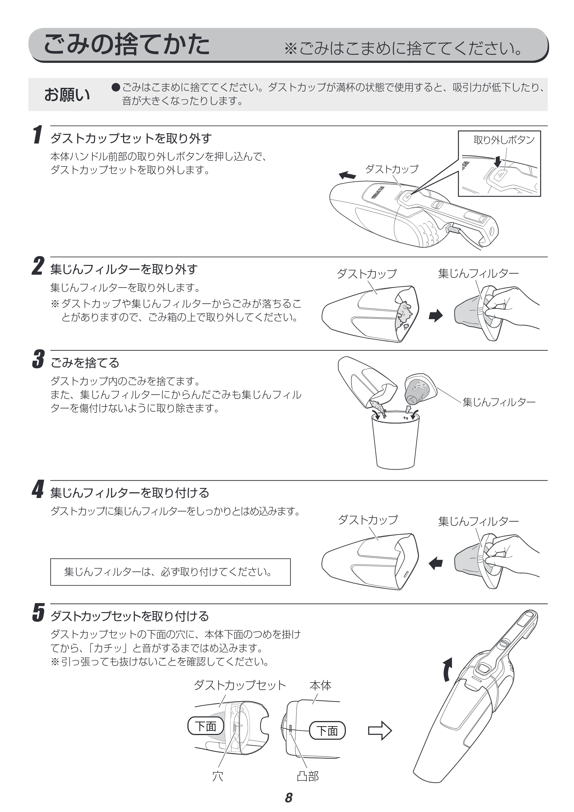 アイリスオーヤマ IC-S50 取扱説明書 — 原本ページ — 8ページ