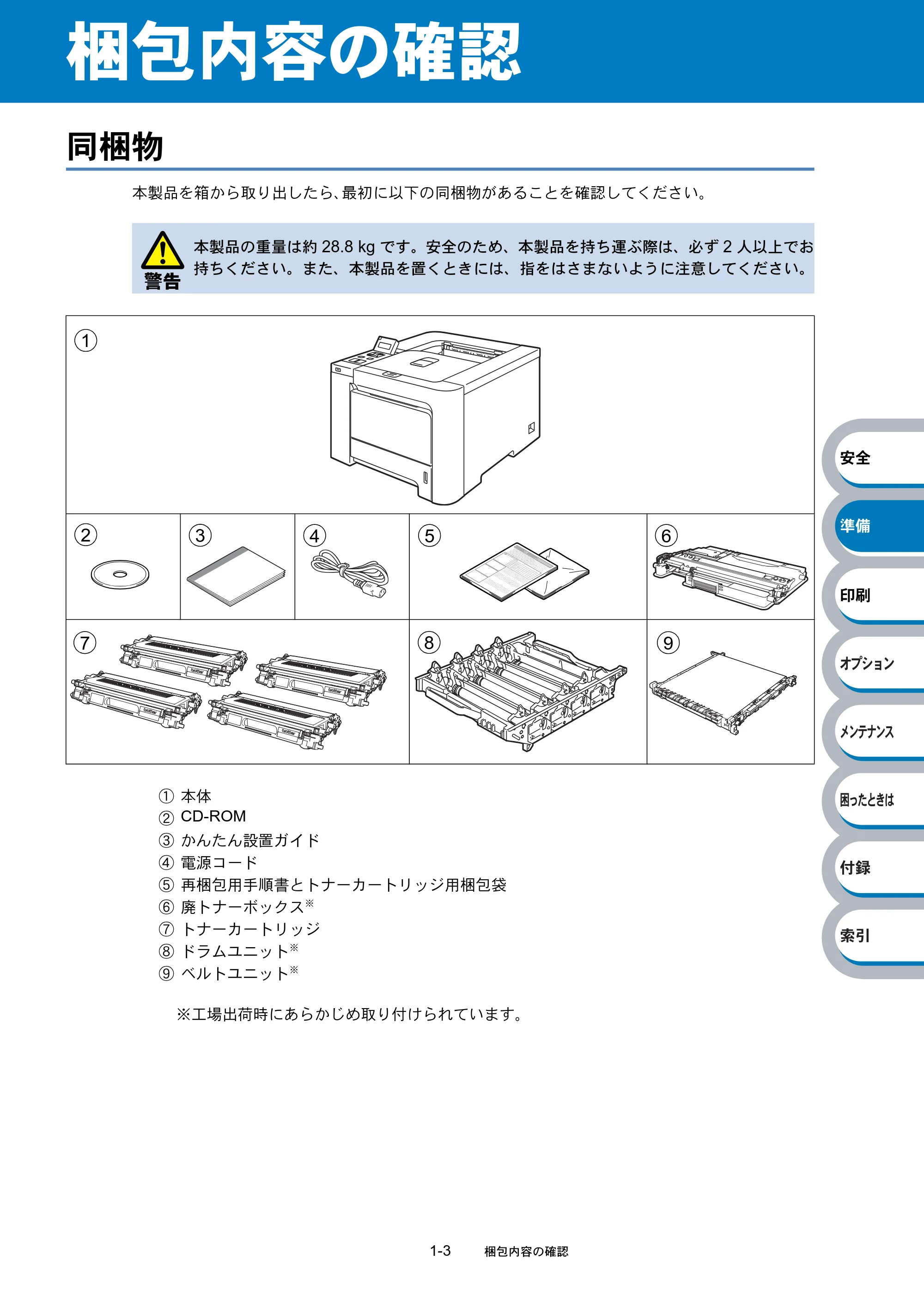 ブラザー HL-4040CN / HL-4050CDN 取扱説明書(本体) — 原本ページ — 22ページ