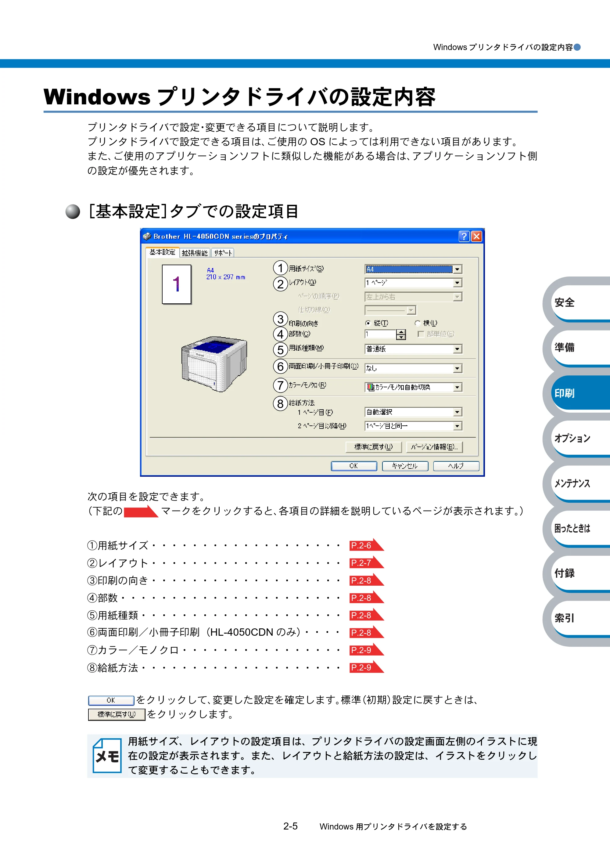 ブラザー HL-4040CN / HL-4050CDN 取扱説明書(本体) — 原本ページ — 61ページ