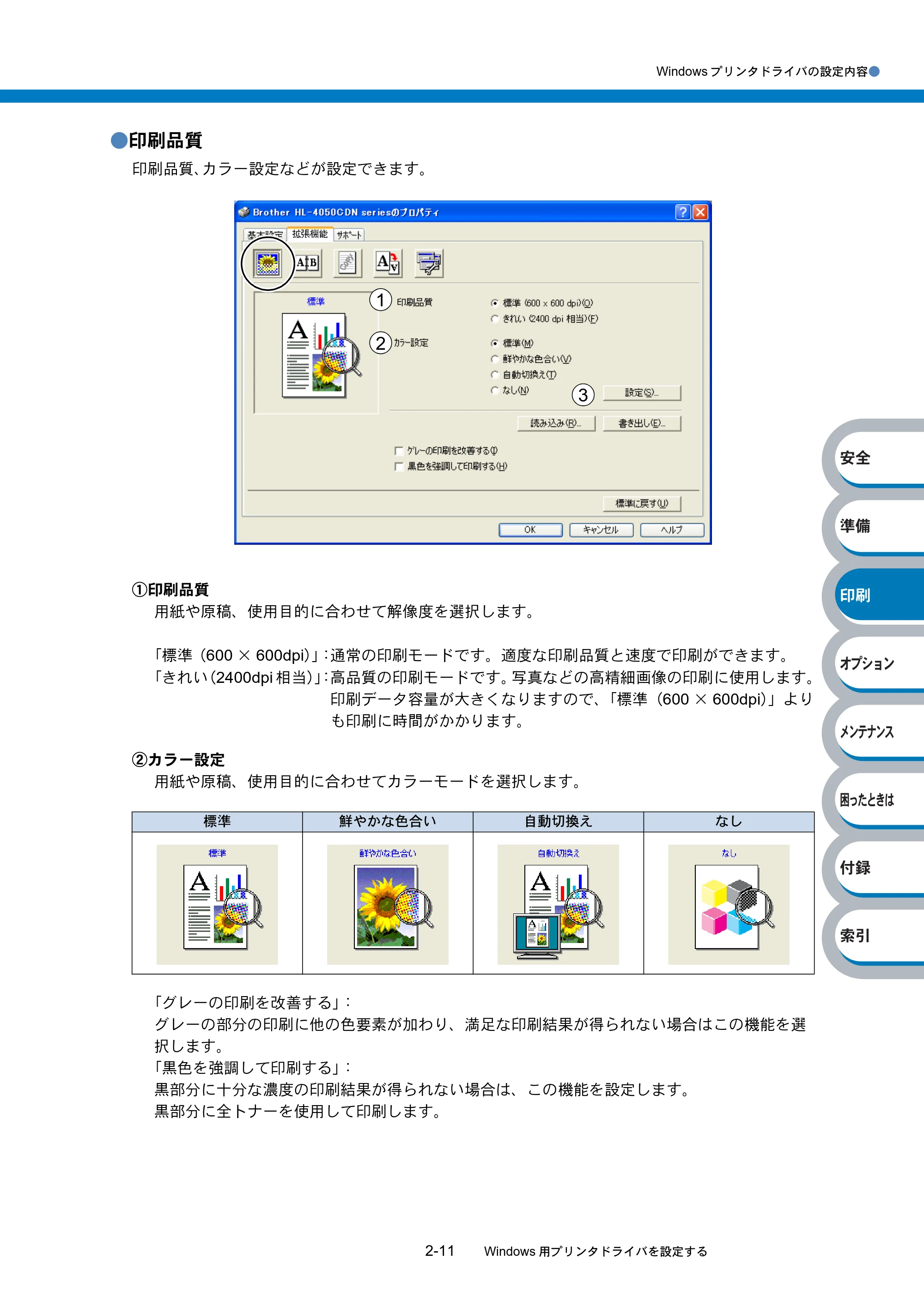 ブラザー HL-4040CN / HL-4050CDN 取扱説明書(本体) — 原本ページ — 67ページ