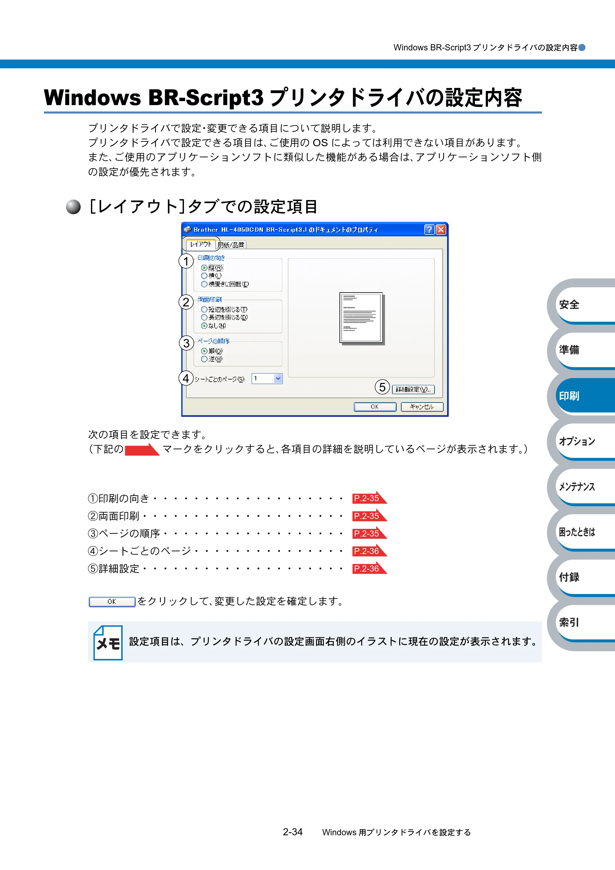 ブラザー HL-4040CN / HL-4050CDN 取扱説明書(本体) — 原本ページ — 90ページ