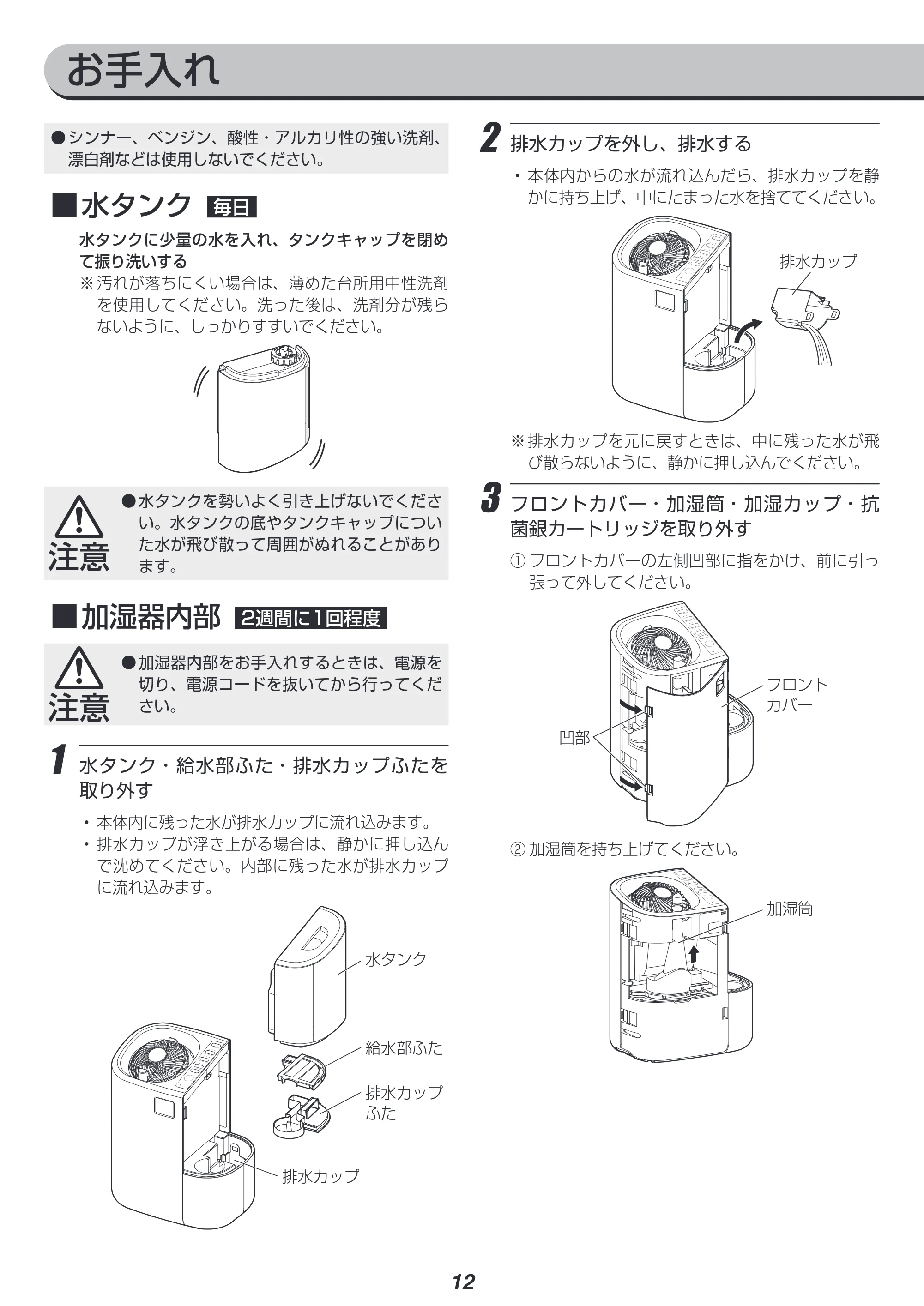 アイリスオーヤマ HCK-5520 取扱説明書 — 原本ページ — 12ページ