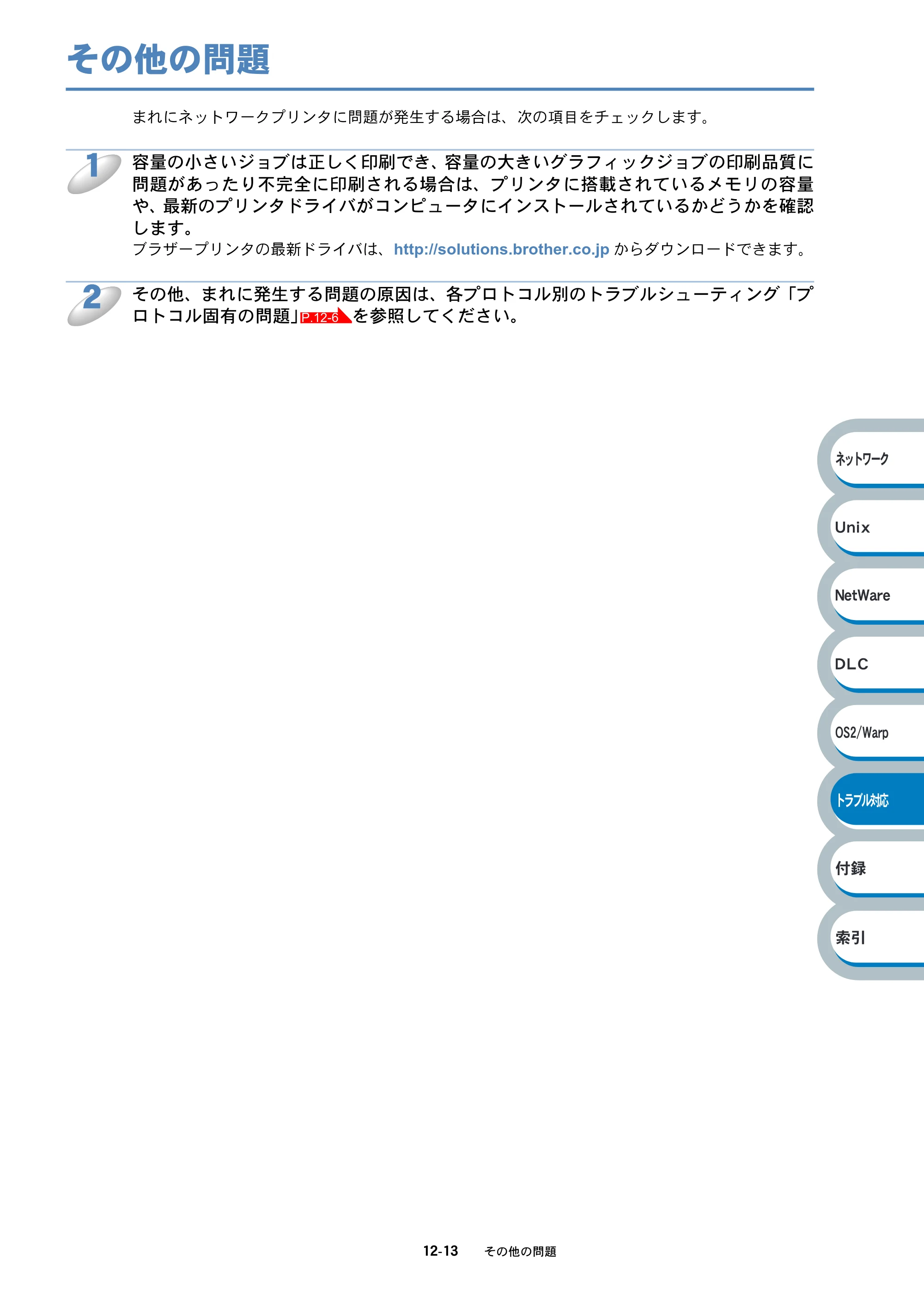 ブラザー HL-6050DN ネットワーク取扱説明書 — その他の問題 — 原本ページ — 173ページ