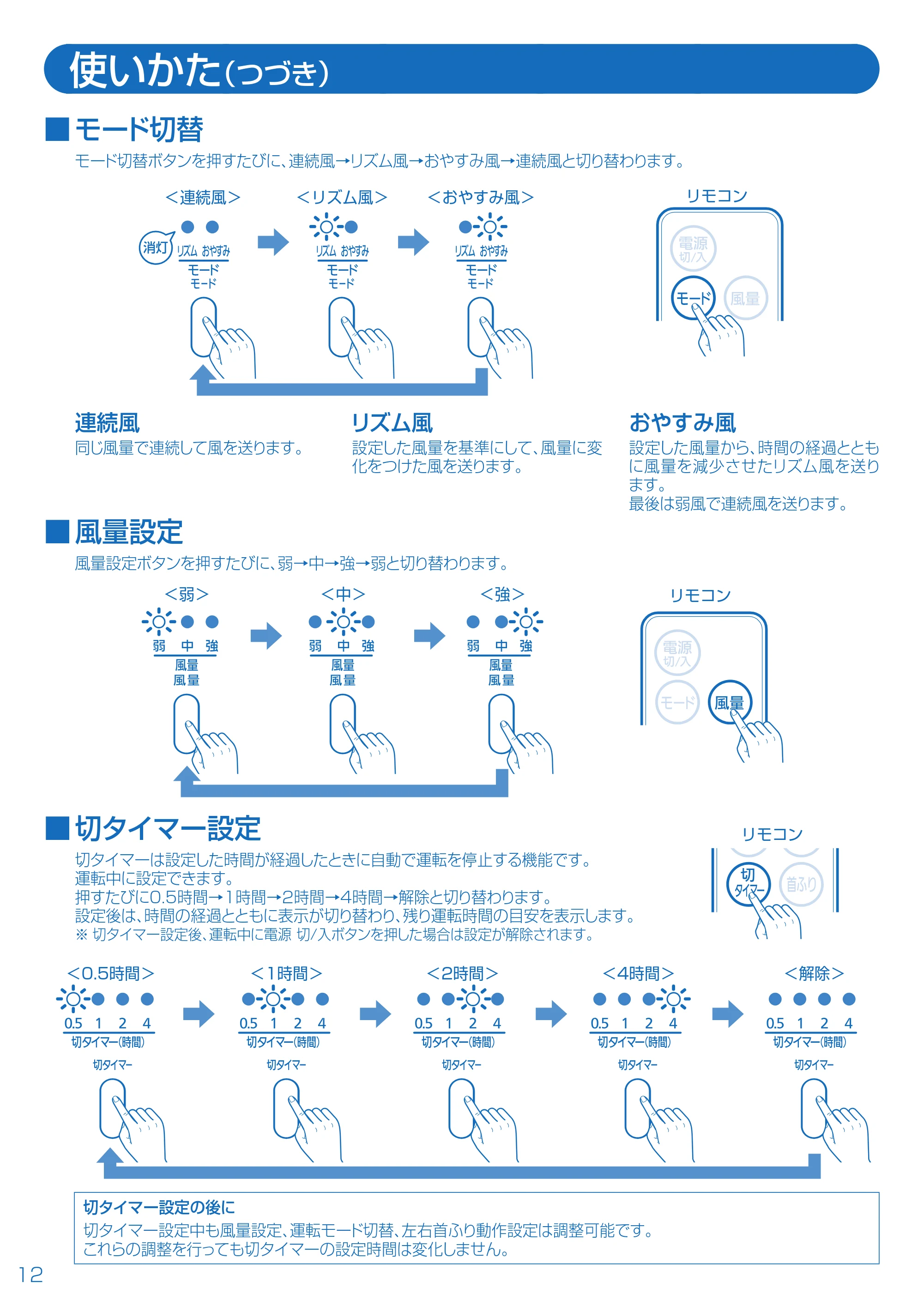 アイリスオーヤマ TFL-80 取扱説明書 — 原本ページ — 12ページ