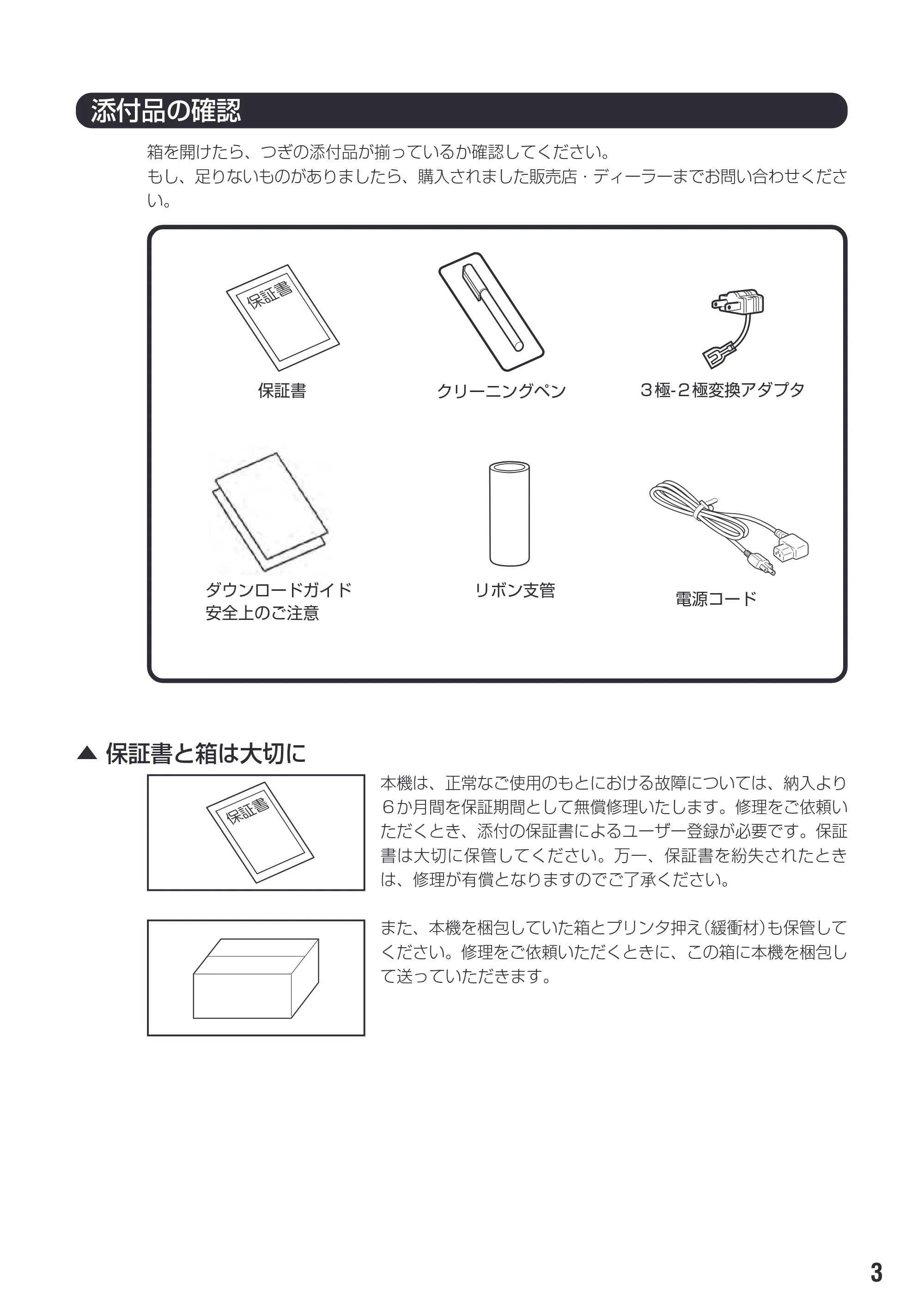 サトー M-48Pro8 / 12 / 24 取扱説明書(第7版) — 原本ページ — 7ページ