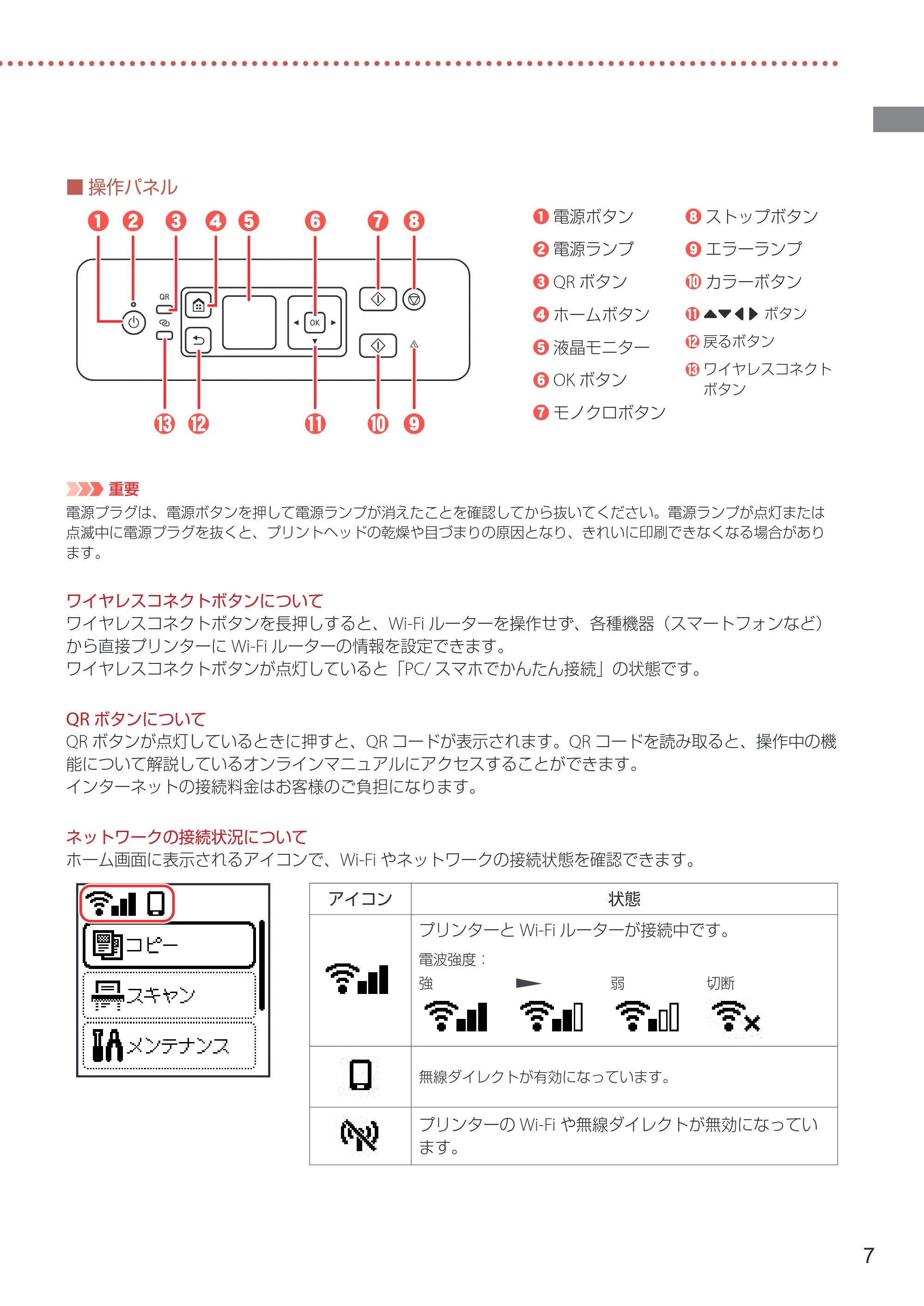キヤノン G3370 設置・基本操作マニュアル 2022年11月10日掲載（PDF：5.74MB） — 原本ページ — 9ページ