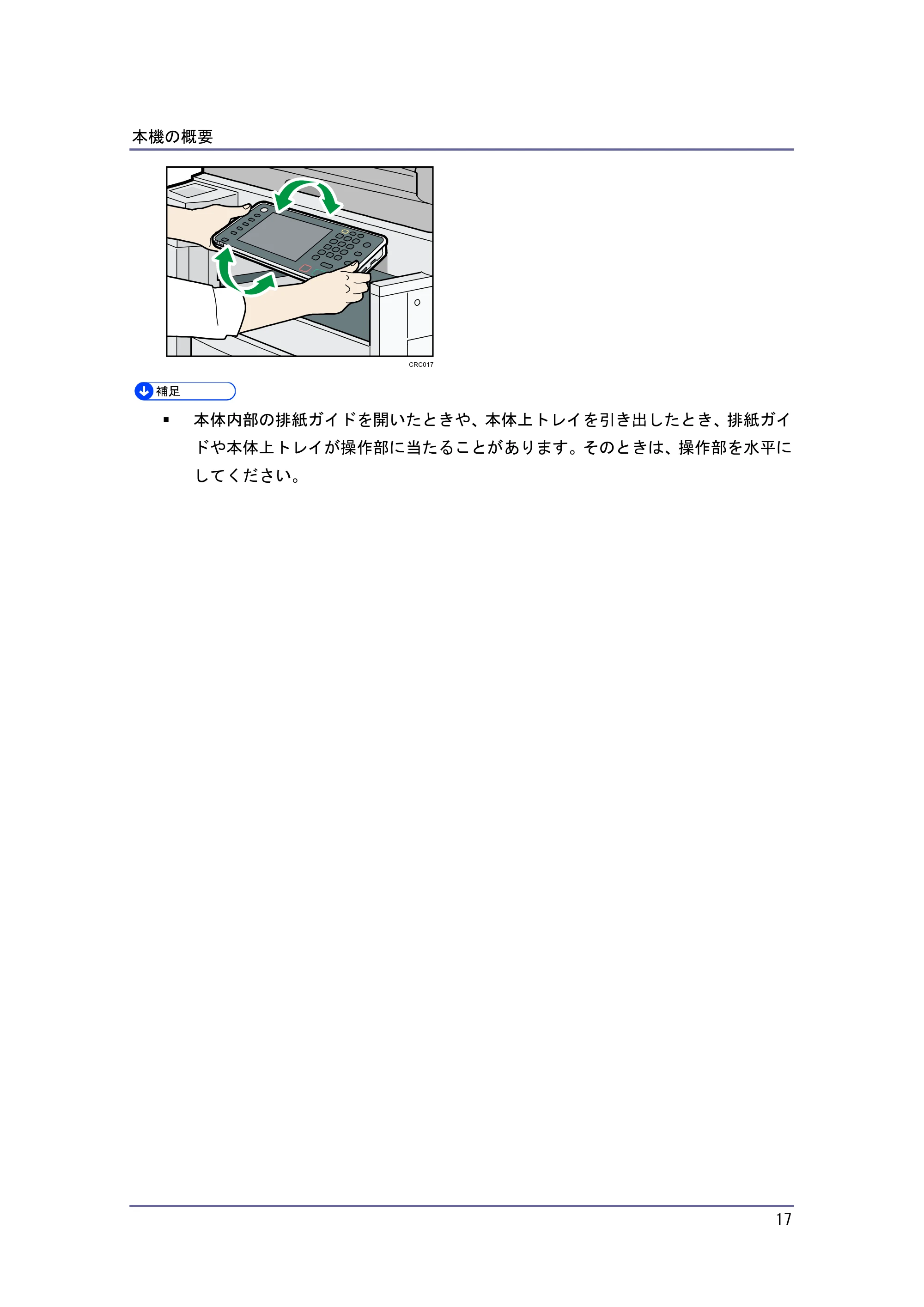 キヤノン iR W940/W940N 本機のご利用にあたって (PDF形式/7.99Mバイト) — 原本ページ — 17ページ