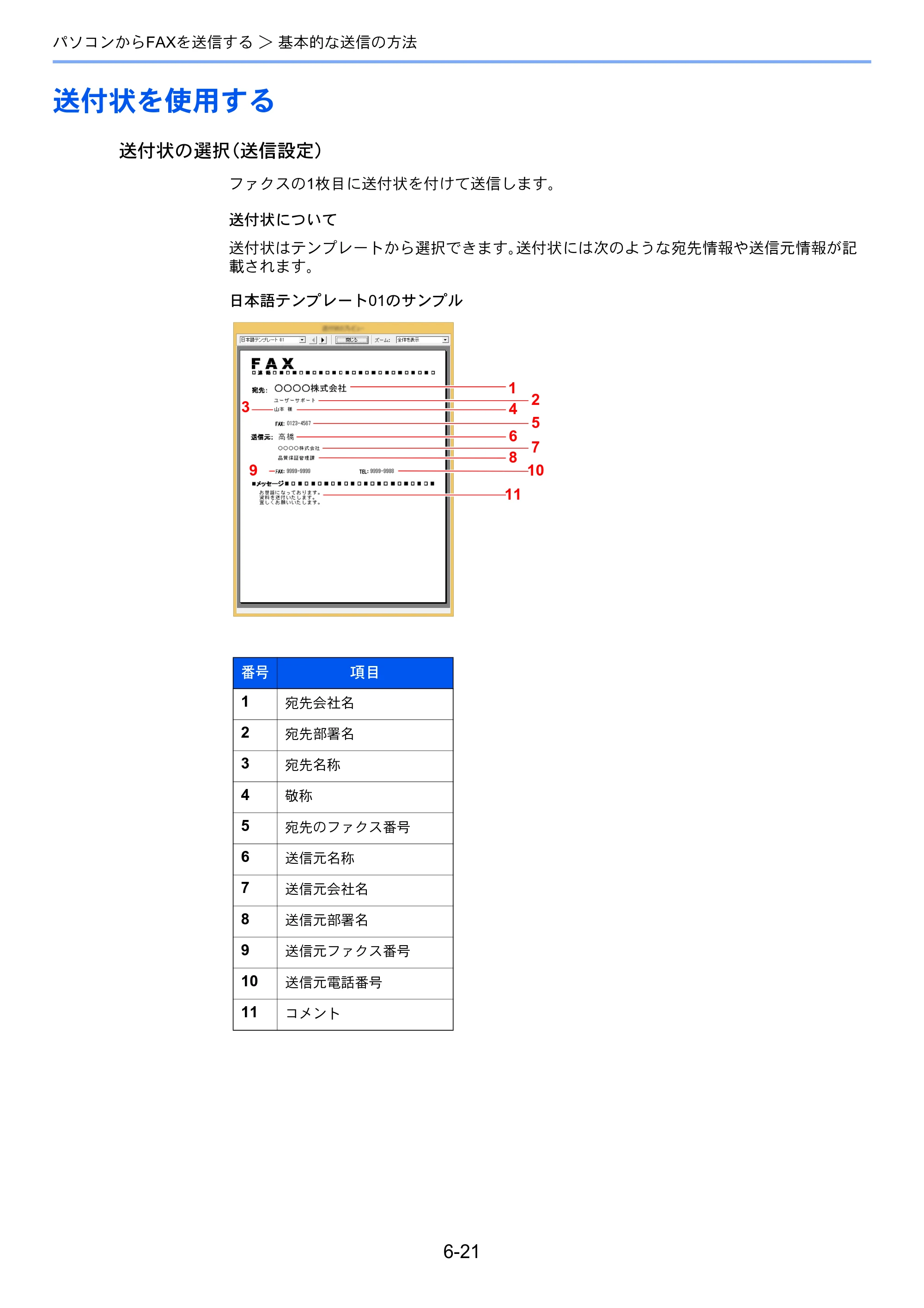 京セラ ECOSYS M6635cidn ECOSYS M6635cidn FAX使用説明書 — 送付状を使用する — 原本ページ — 123ページ
