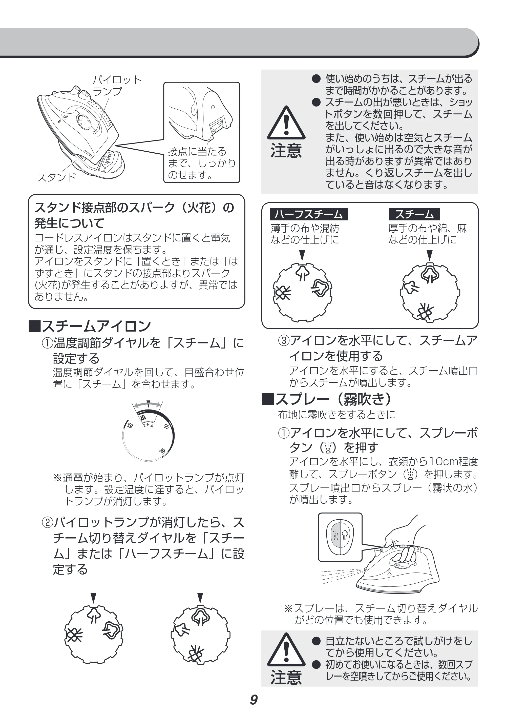 アイリスオーヤマ SIR-02CL 取扱説明書 — 原本ページ — 9ページ