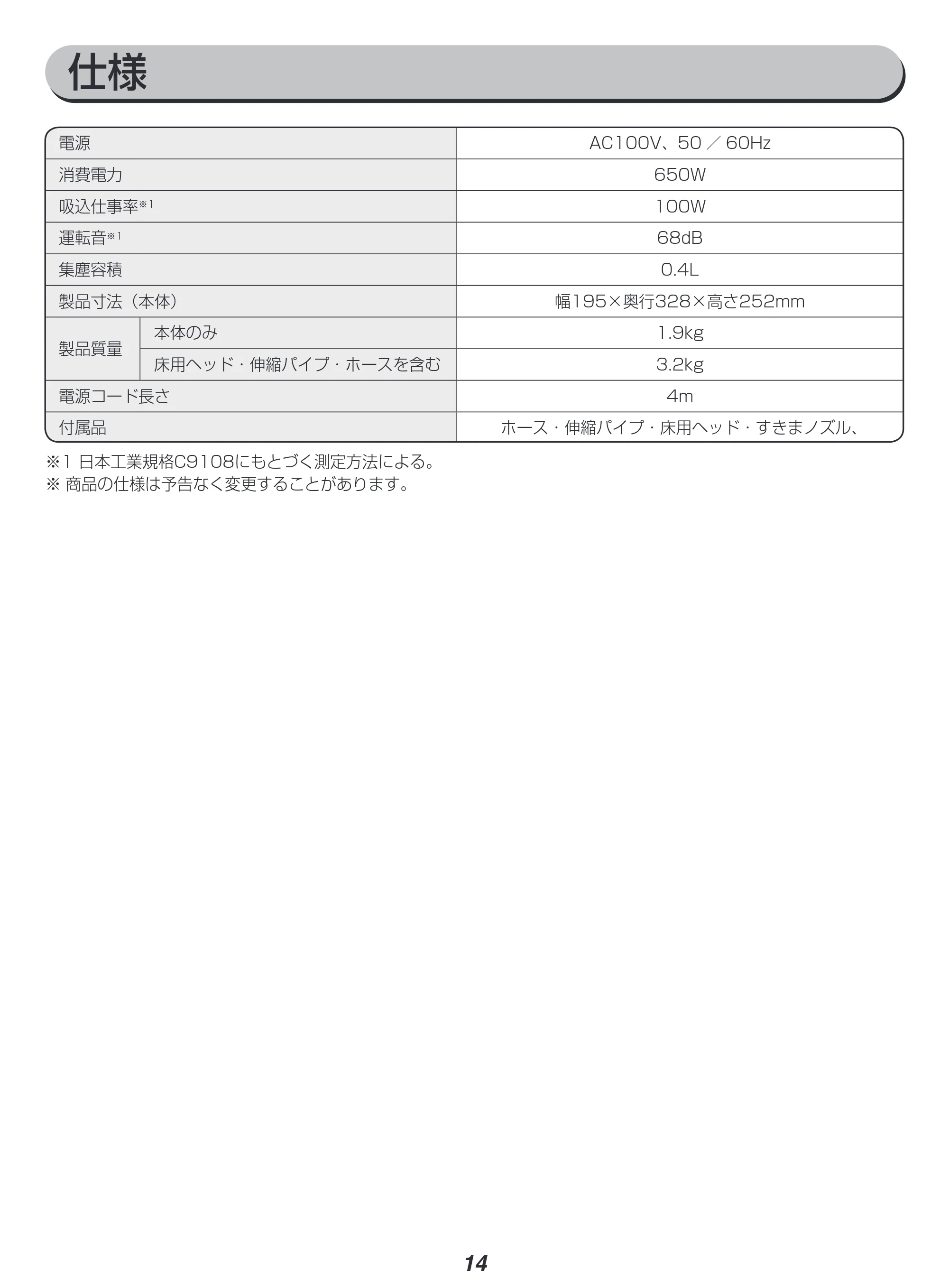 アイリスオーヤマ KIC-CTA3 取扱説明書 — 原本ページ — 14ページ