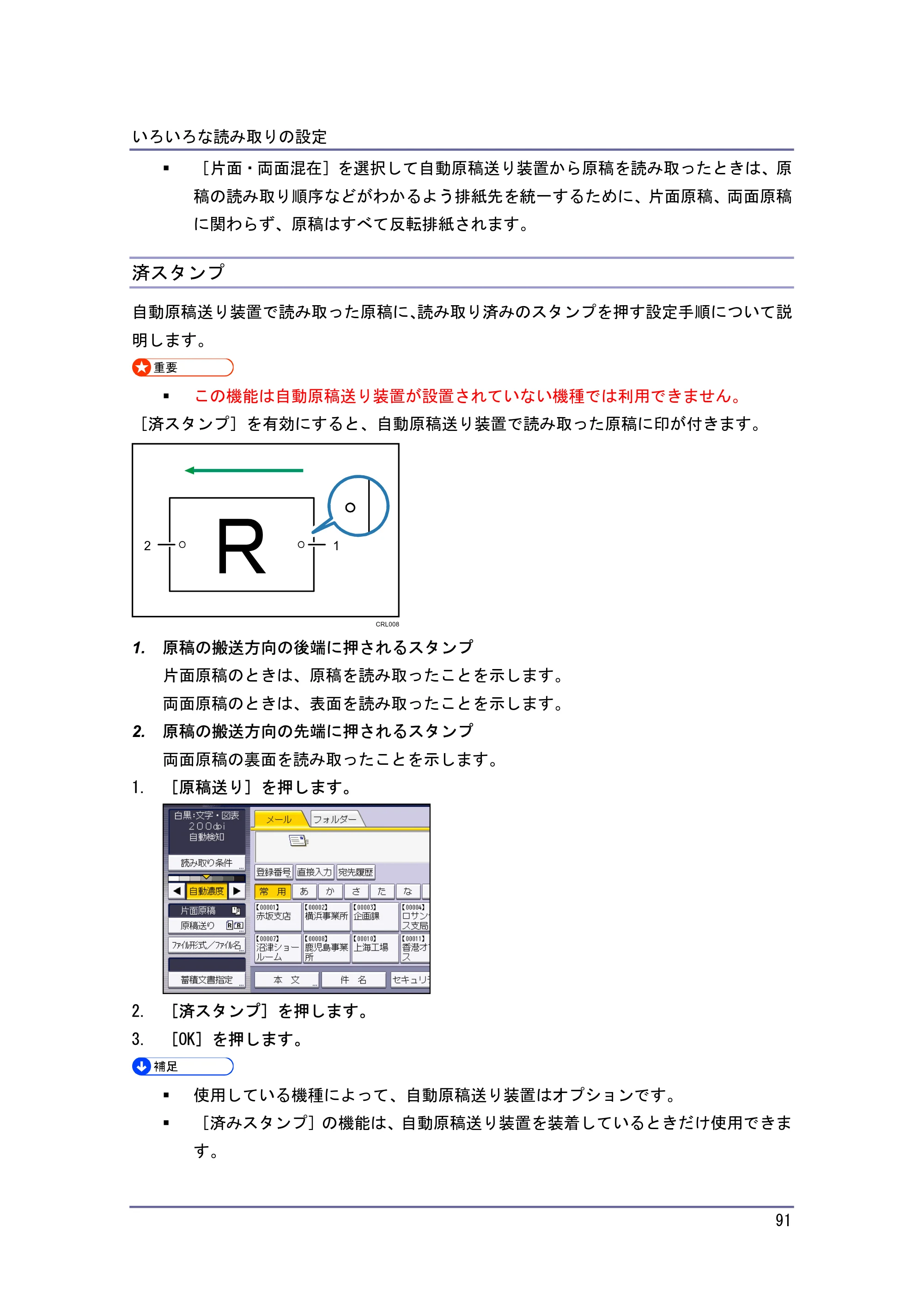 キヤノン iR W940/W940N スキャナー （PDF形式／3.41Mバイト） — 済スタンプ — 原本ページ — 91ページ