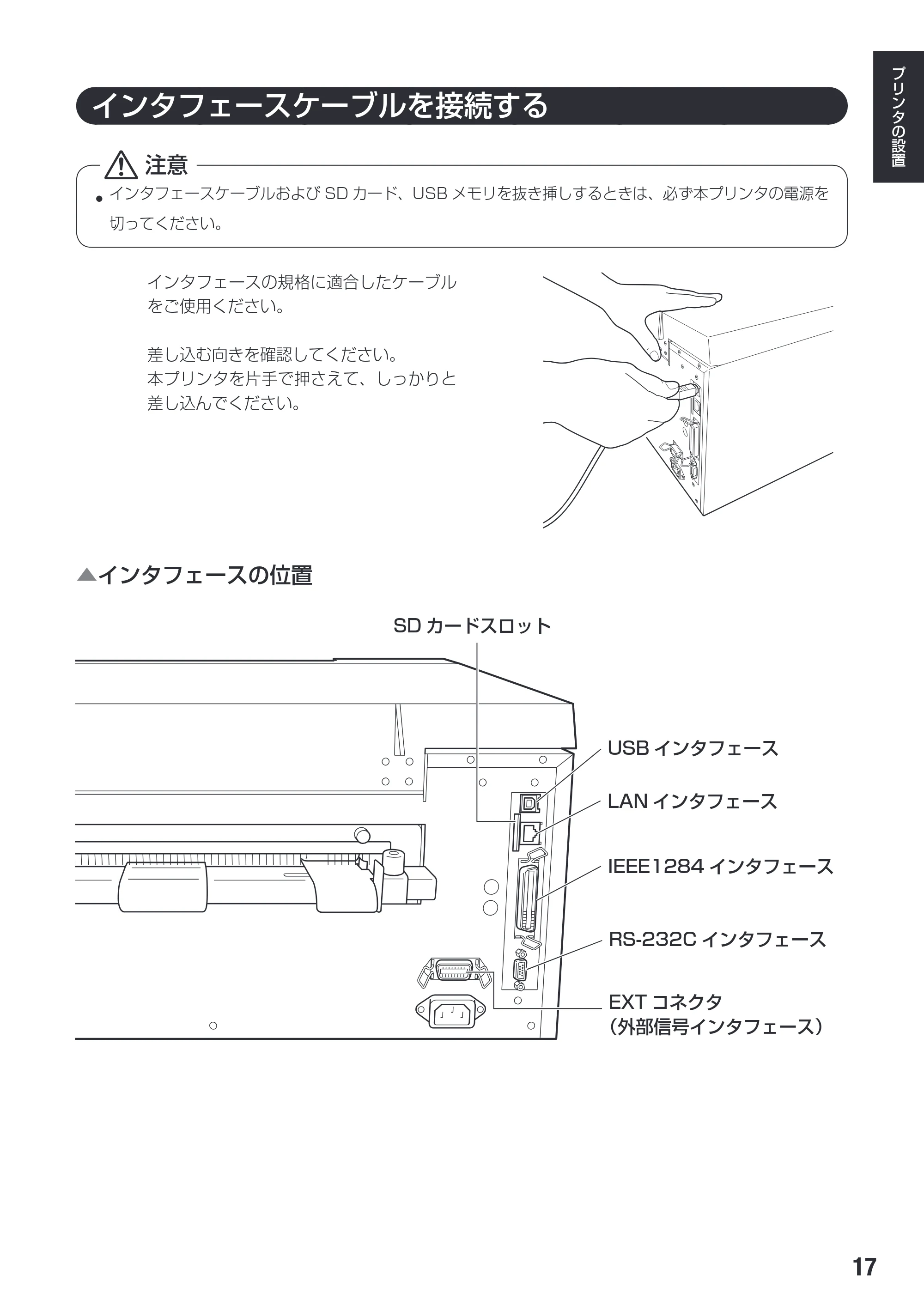サトー SG112T / R 取扱説明書（第3版） — 原本ページ — 19ページ
