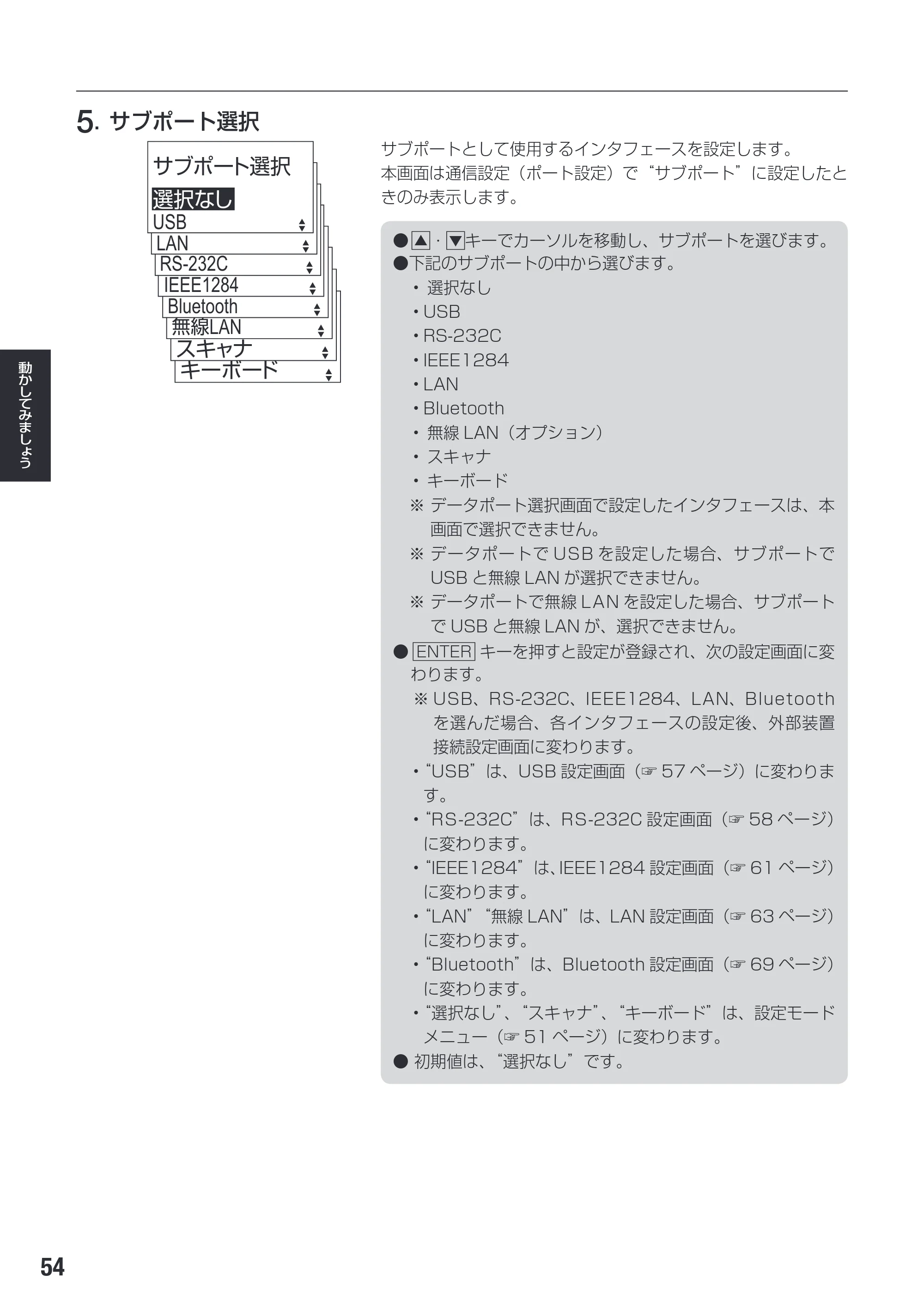 サトー SG112T / R 取扱説明書（第3版） — 原本ページ — 56ページ